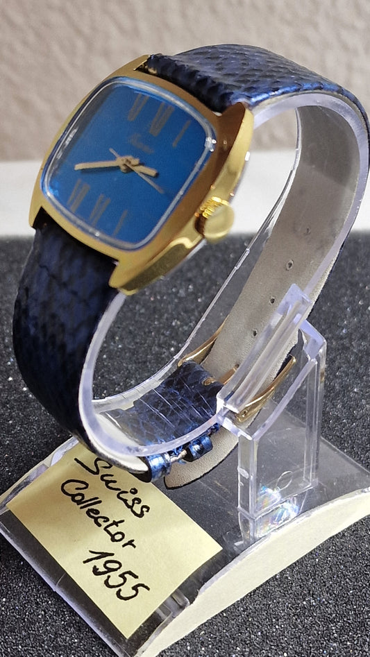 🕰️ Unworn Vintage Watch "TIAnO" – Swiss Made for Japan, 80s/90s, Hand-Wound, Super Flat