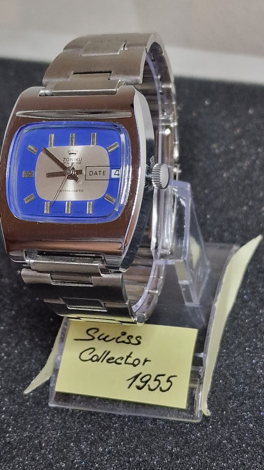 🕰️ Unworn Vintage Watch "ZONIKU" – Swiss Made, Hand-Wound, 1960s or Older, Old Stock