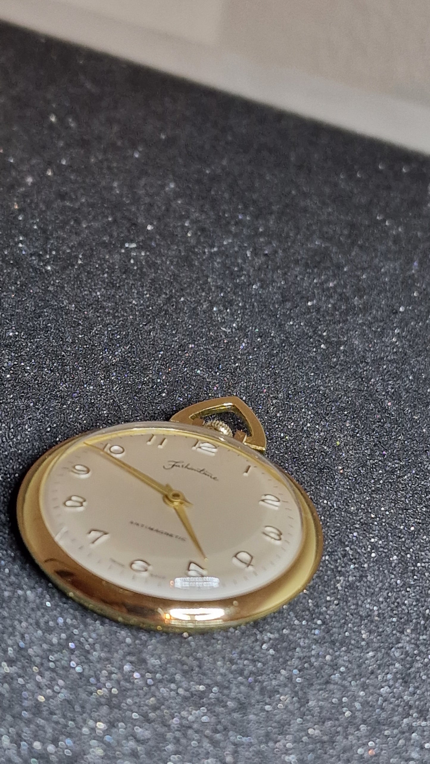 ⏱️ Pocket Watch "FASHIontime" – Swiss Made, Hand-Wound, 41mm, From Business Liquidation