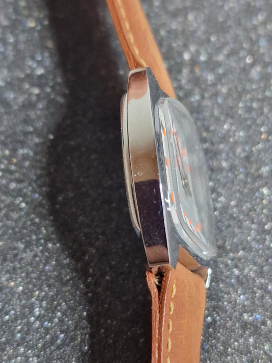 🕰️ Unworn Vintage Watch "OTAKA" – Swiss Made for Japan, Hand-Wound, 1970s, Super Flat Design