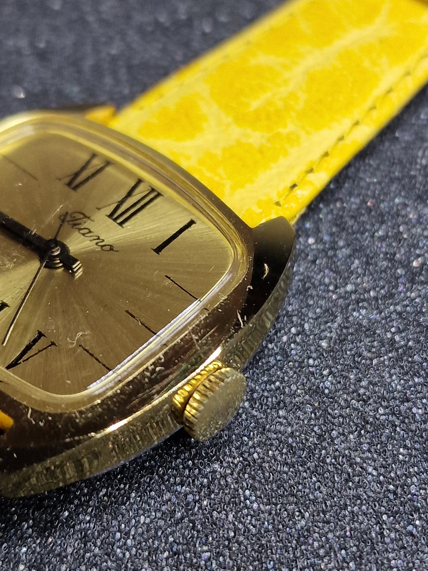 π°οΈ Unworn Vintage Watch "TIANO" β Swiss Made for Japan, Hand-Wound, 80s/90s, Ultra Slim