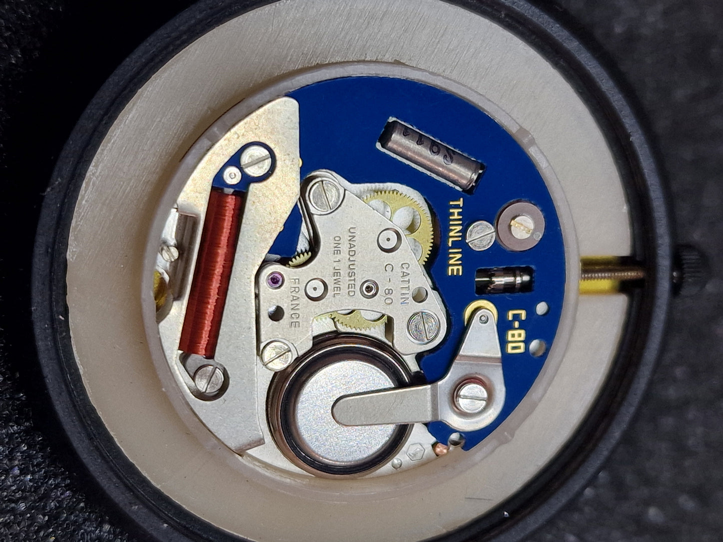 ⌚ Unworn Vintage Quartz Watch – Swiss Made, Cattin Movement, 42mm, 80s/90s, Old Basel Stock