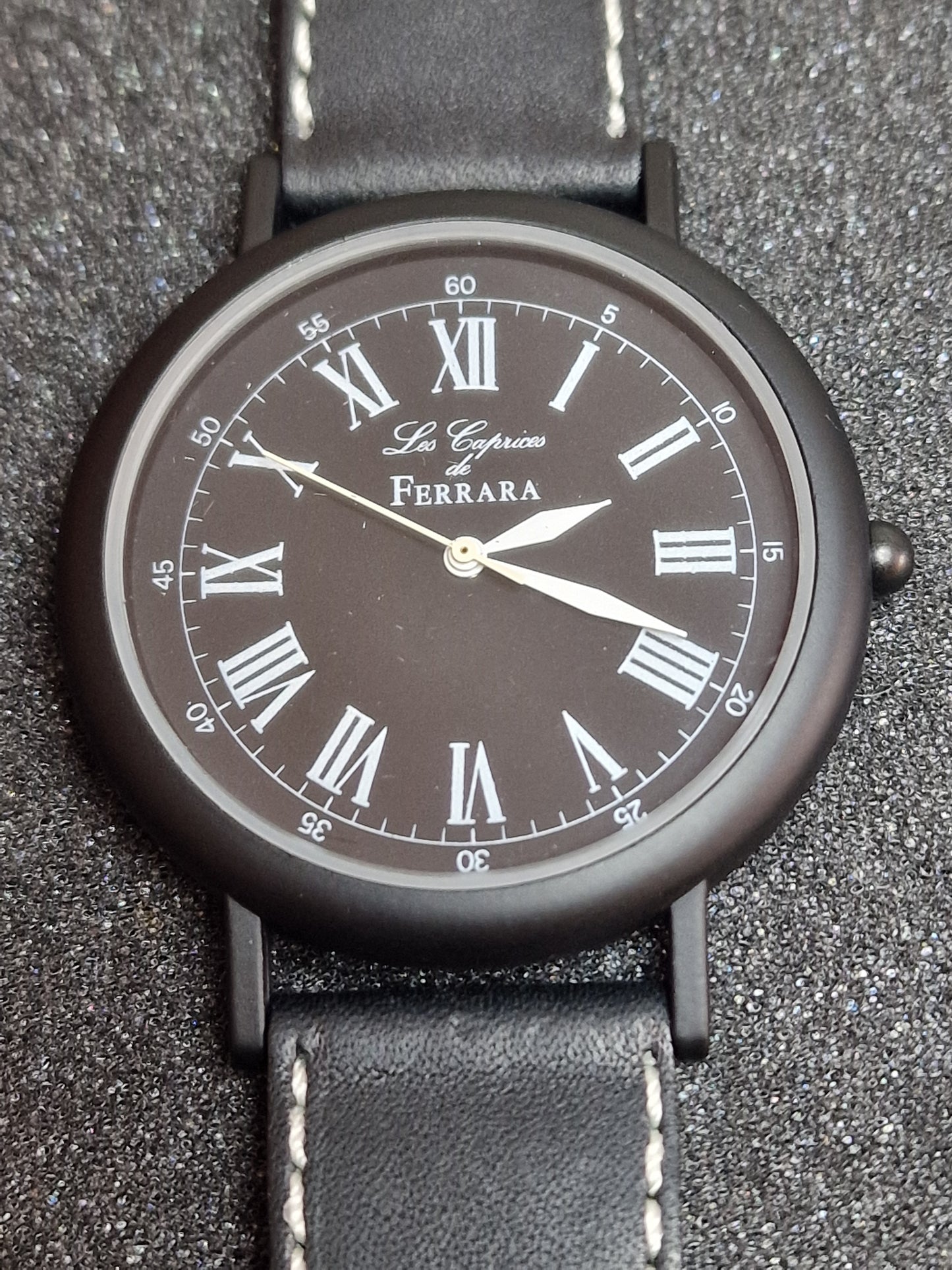 ⌚ Unworn Vintage Quartz Watch Swiss Made, Cattin Movement, 42mm, Silver, 80s/90s, Old Basel Stock