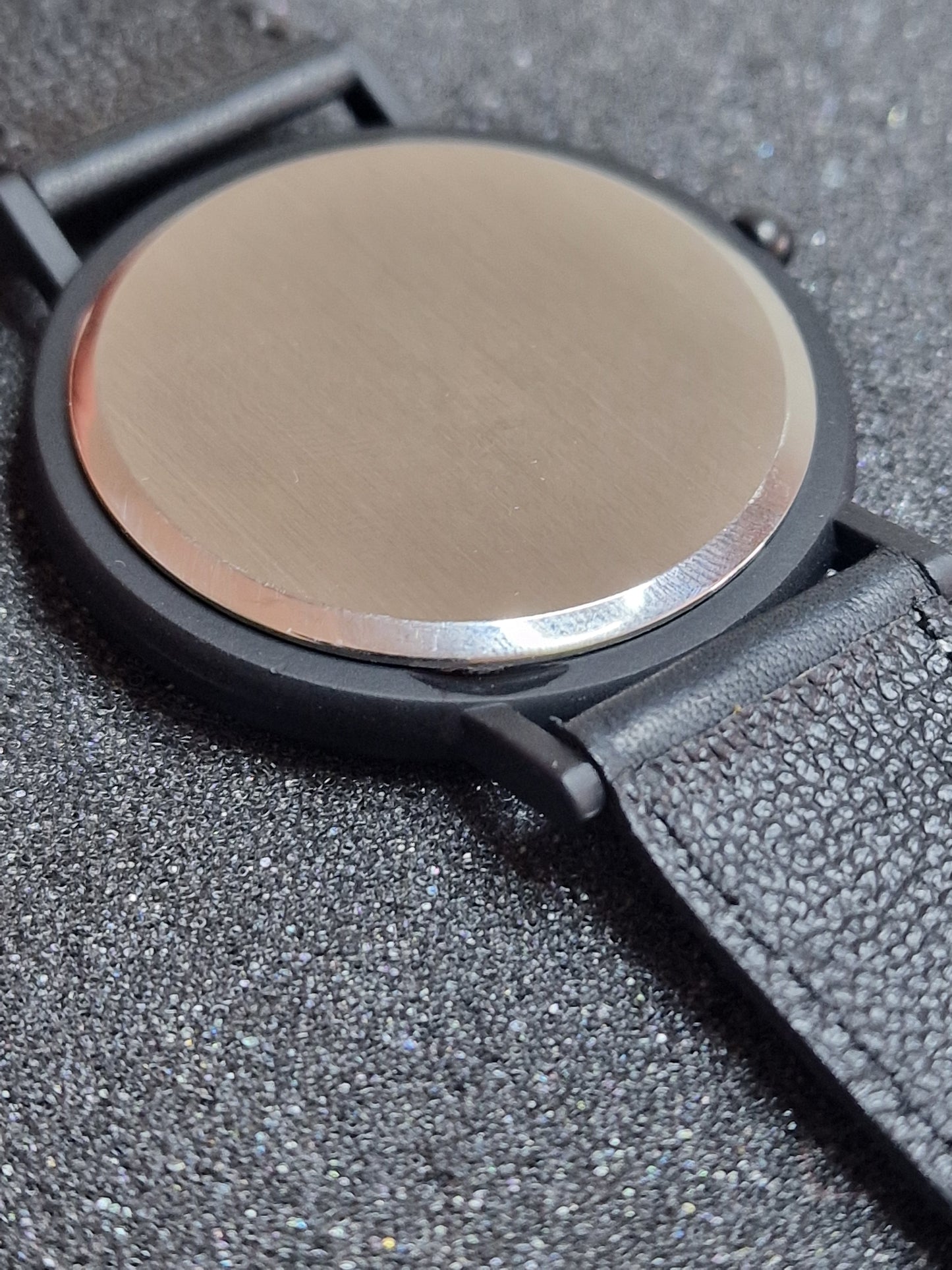 ⌚ Unworn Vintage Quartz Watch Swiss Made, Cattin Movement, 42mm, Silver, 80s/90s, Old Basel Stock