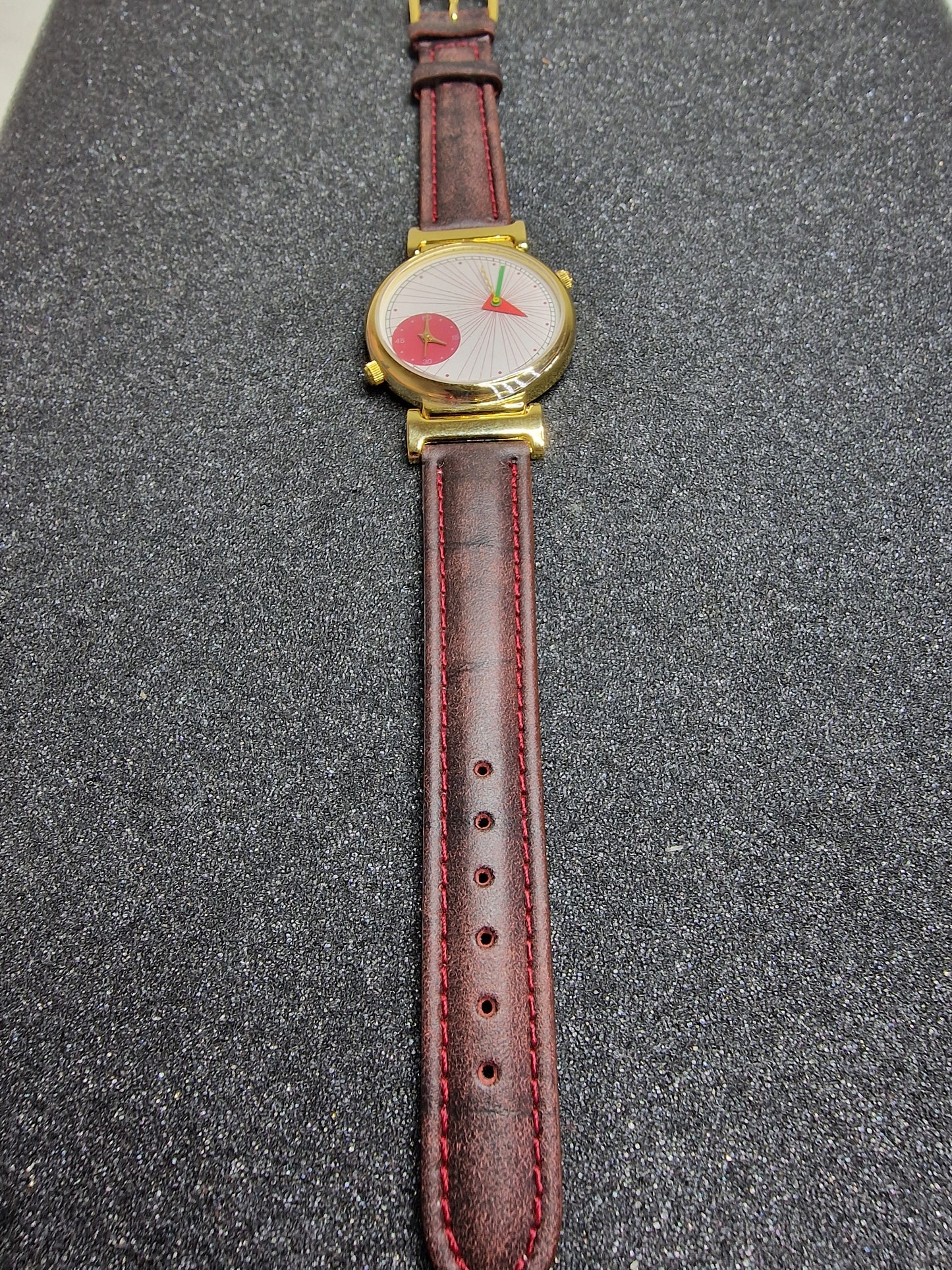 ⌚ Unworn Vintage Dual-Time Quartz Watch – Miyota Movement, 1970s, Top Condition