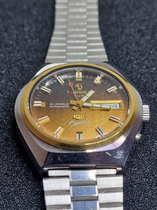 ⌚ Unworn Vintage Automatic Watch "TRESSA LUX 99 Crystal" – 21 Jewels, Swiss Made, 1968/69