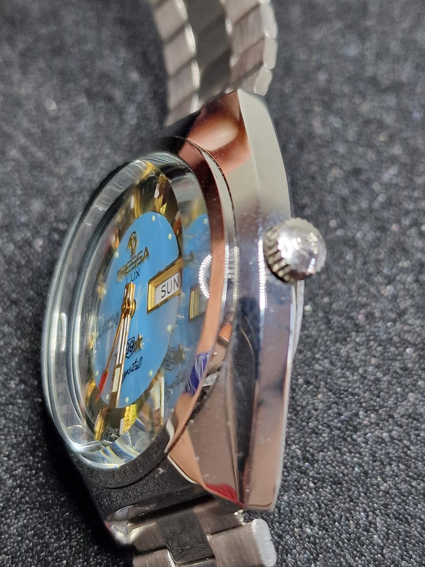 ⌚ Unworn Vintage Automatic Watch "TRESSA LUX 99 Crystal" – 21 Jewels, Day-Date, Swiss Made (1968/69)