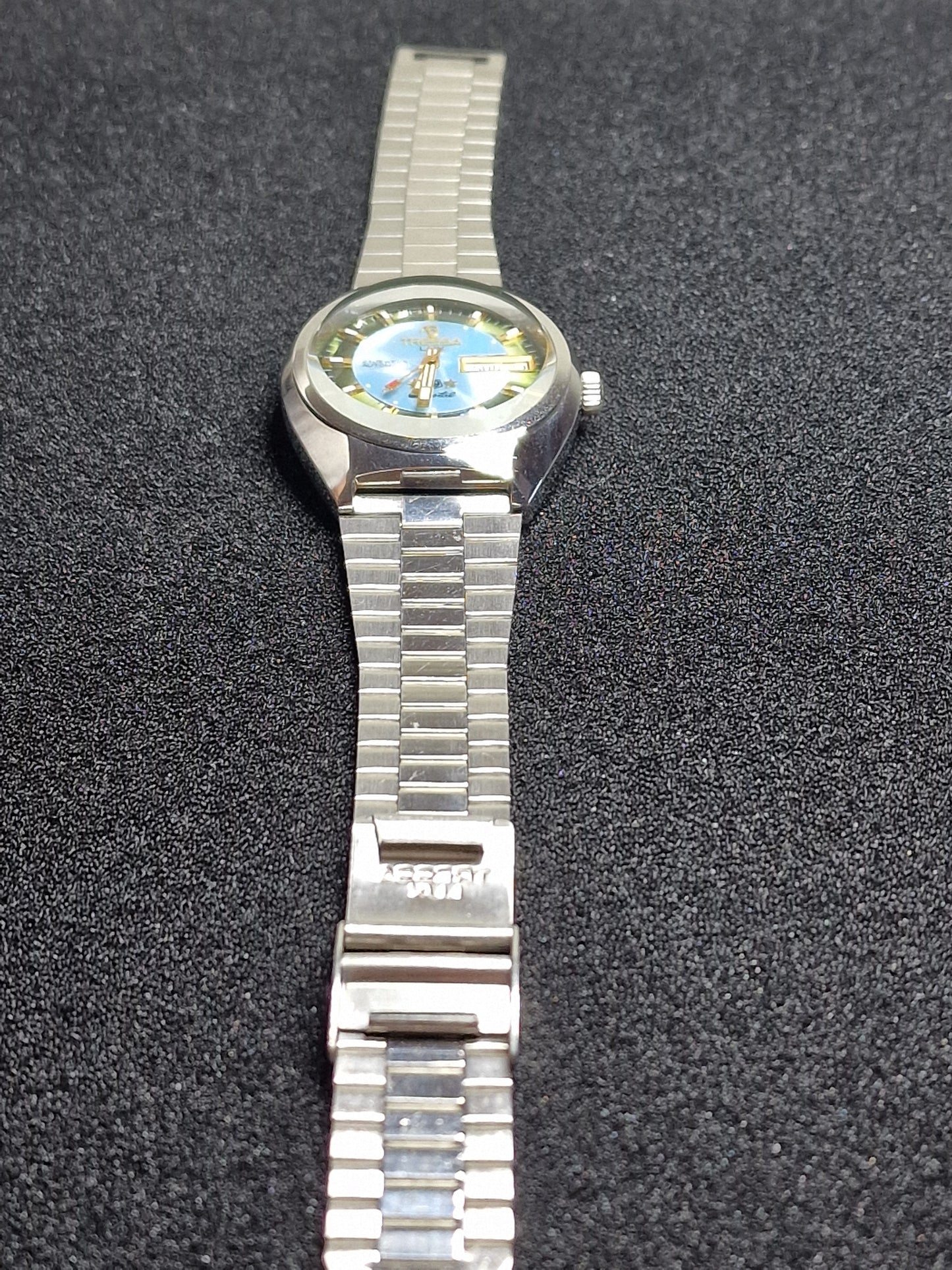 ⌚ Unworn Vintage Automatic Watch "TRESSA LUX 99 Crystal" – 21 Jewels, Day-Date, Swiss Made (1968/69)