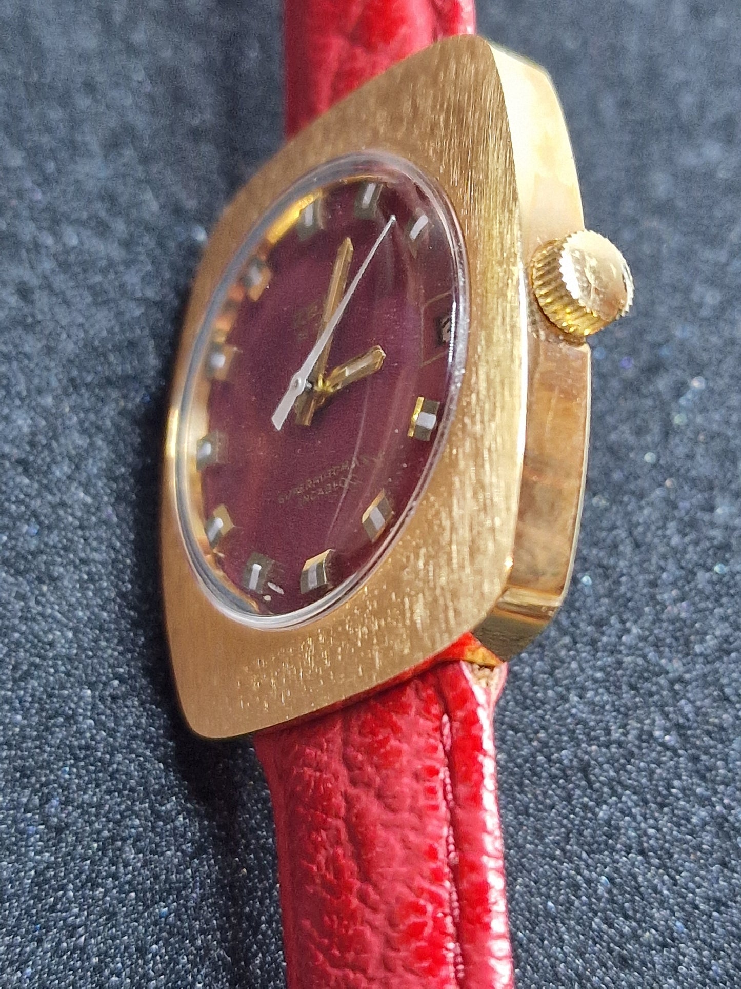 ⌚ Unworn Vintage ZENO Automatic Watch – Swiss Made, 1960s, Gold-Tone Case, Rare Find