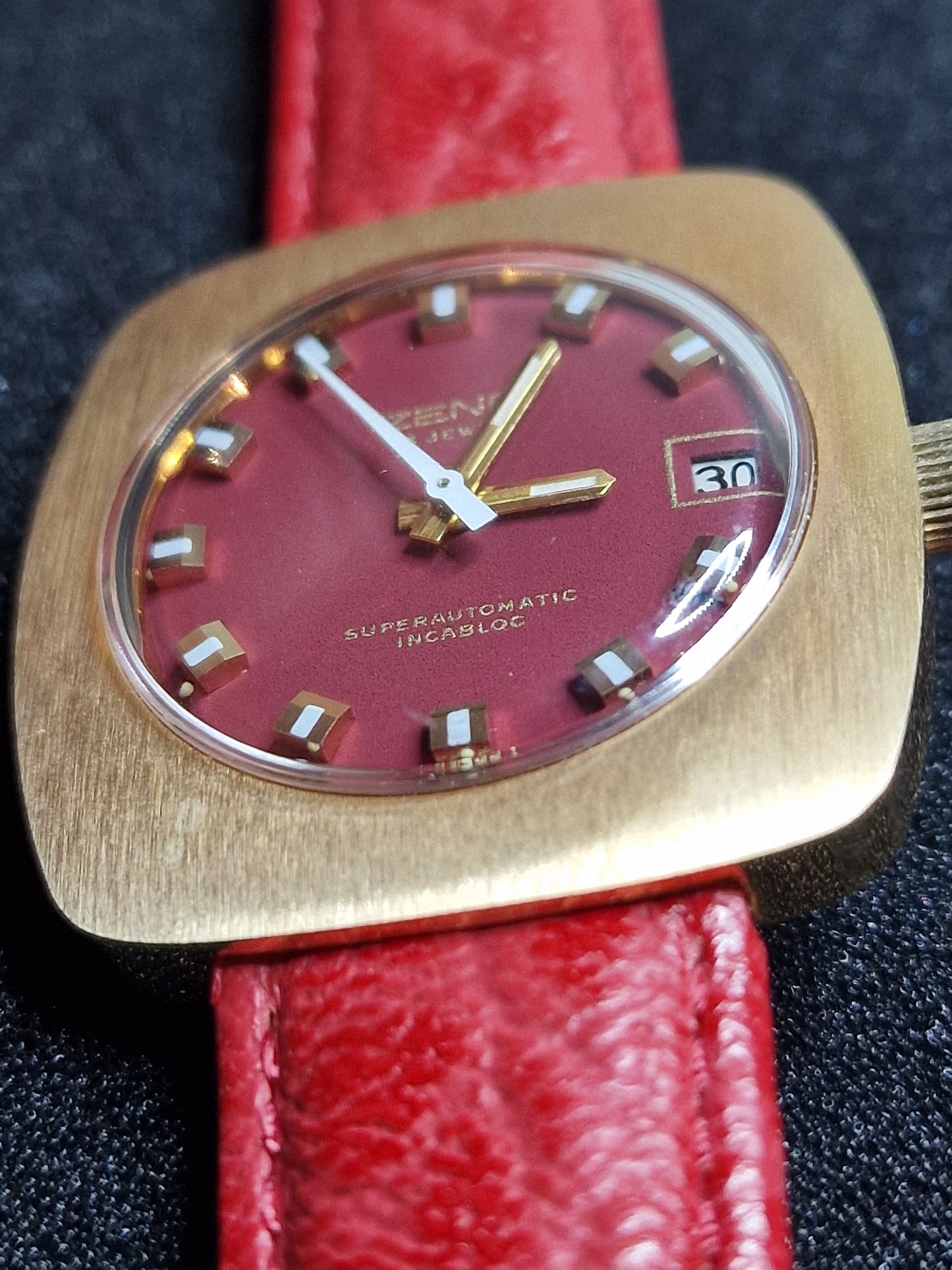 ⌚ Unworn Vintage ZENO Automatic Watch – Swiss Made, 1960s, Gold-Tone Case, Rare Find