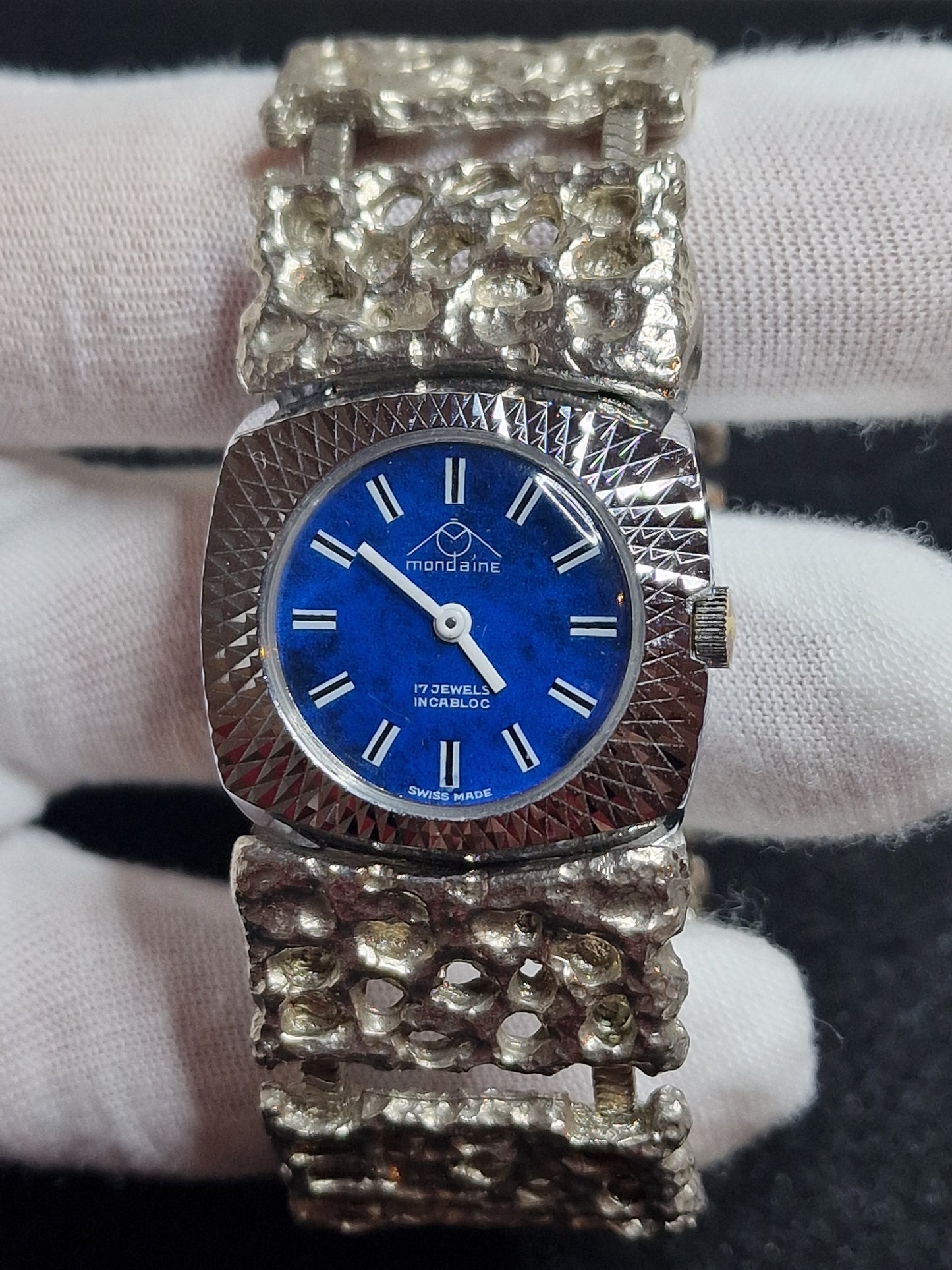 π Unworn Vintage Ladies' Jewelry Watch "MONDAINE" β Swiss Made, Hand-Wound, Late 1960s