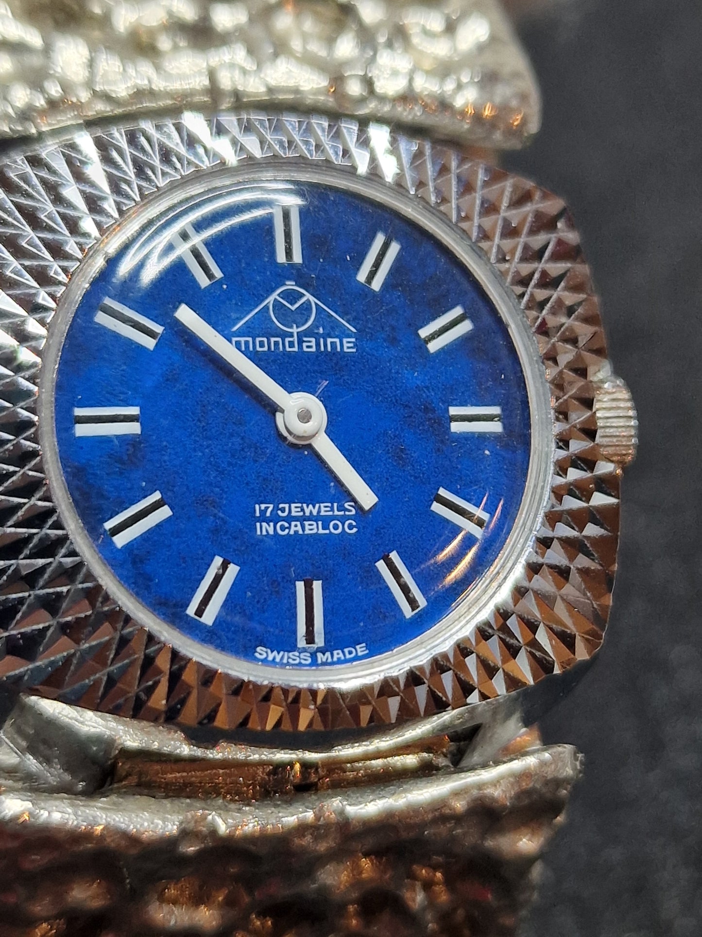 π Unworn Vintage Ladies' Jewelry Watch "MONDAINE" β Swiss Made, Hand-Wound, Late 1960s