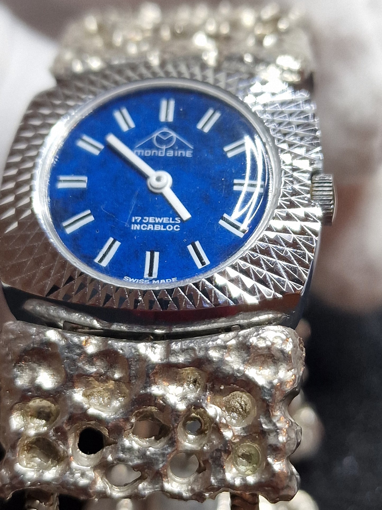 π Unworn Vintage Ladies' Jewelry Watch "MONDAINE" β Swiss Made, Hand-Wound, Late 1960s