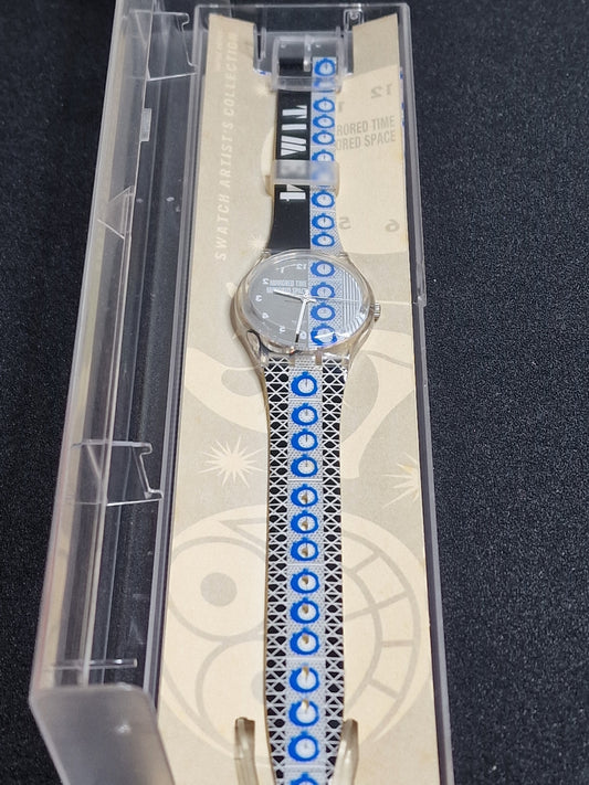 Swatch Special Artist GK271 "TIME 4" by Laura Grisi (1997) – New & Unworn – Limited Edition 🎨🕒