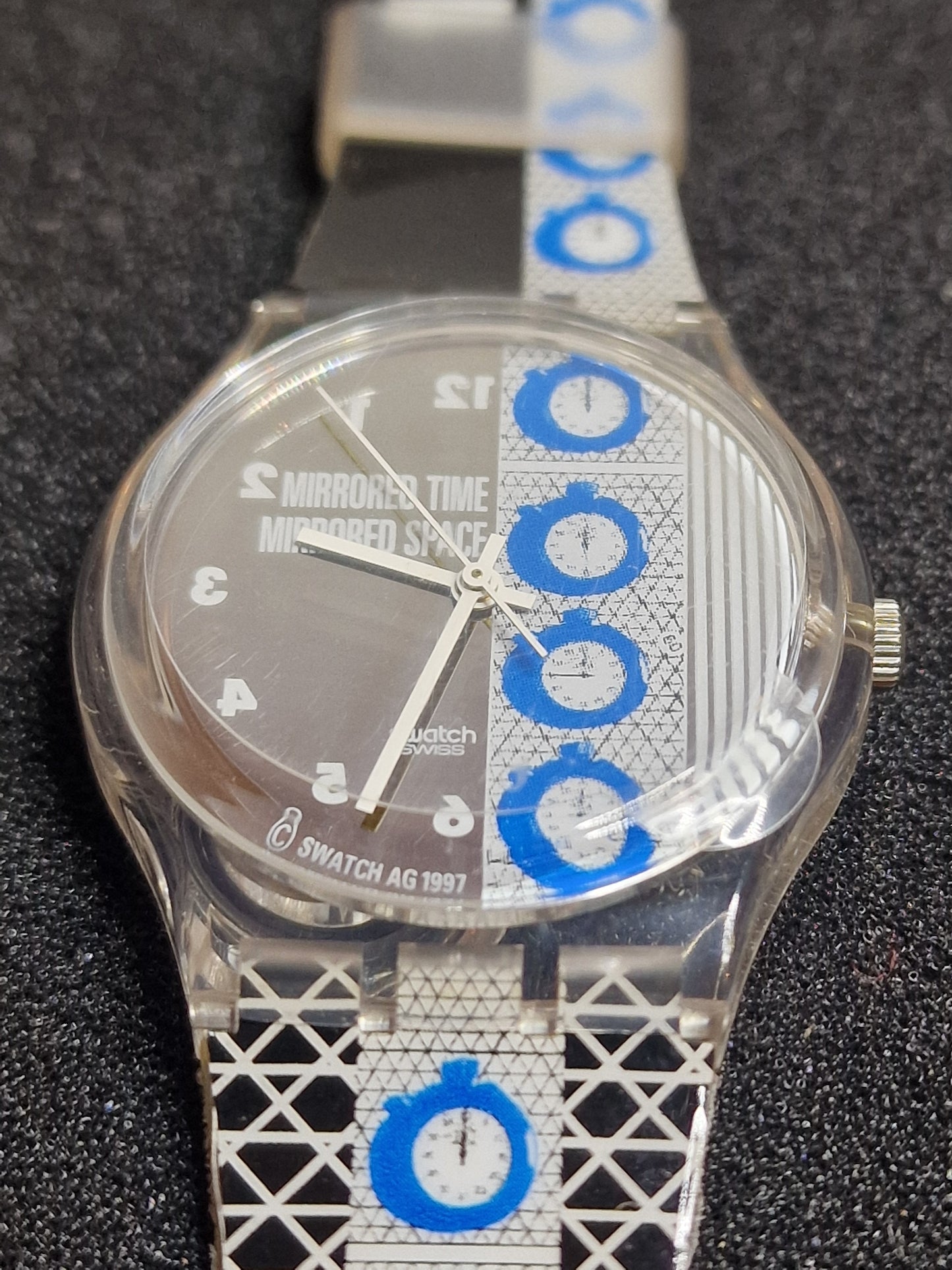 Swatch Special Artist GK271 "TIME 4" by Laura Grisi (1997) – New & Unworn – Limited Edition 🎨🕒
