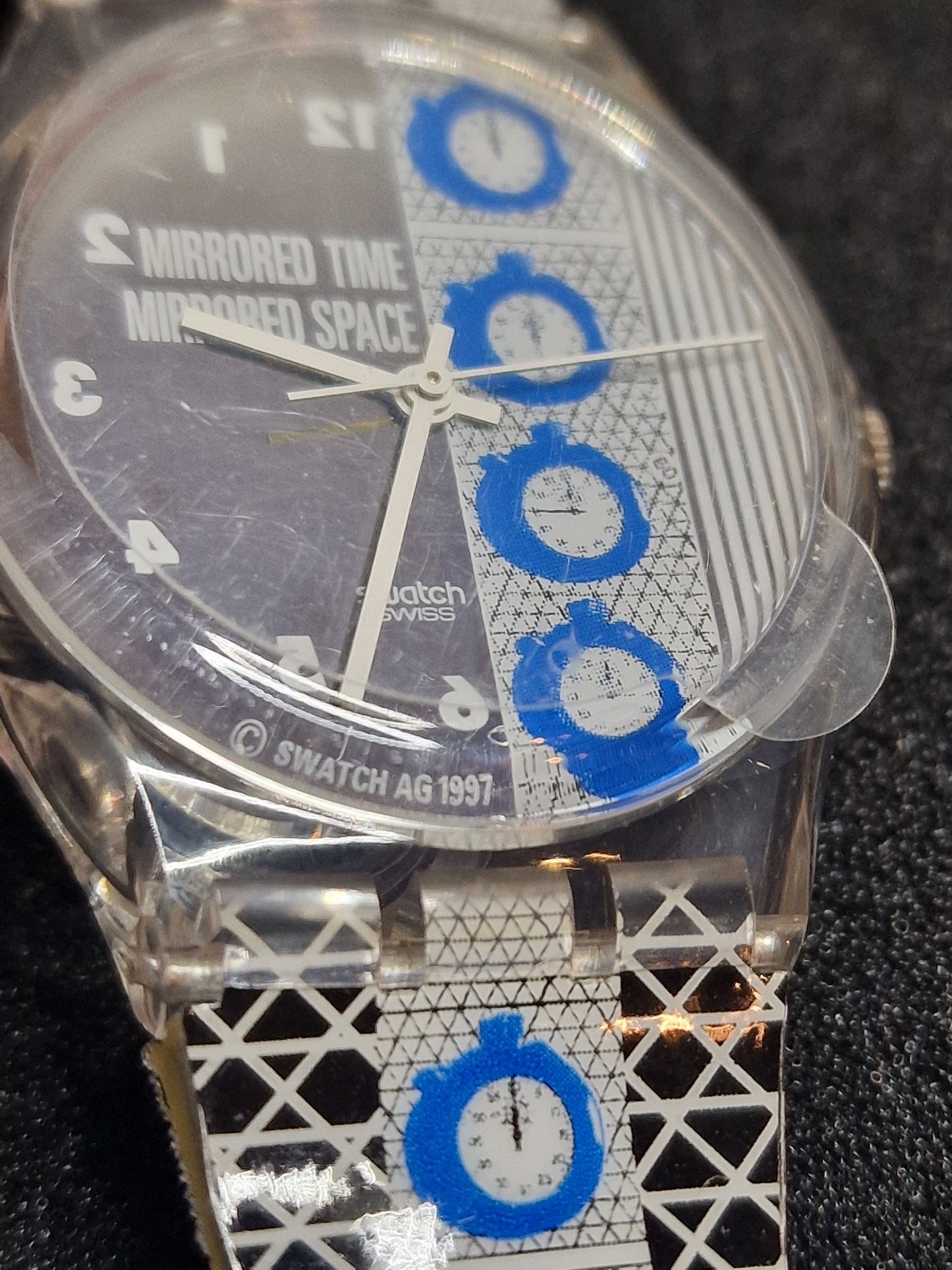 Swatch Special Artist GK271 "TIME 4" by Laura Grisi (1997) – New & Unworn – Limited Edition 🎨🕒
