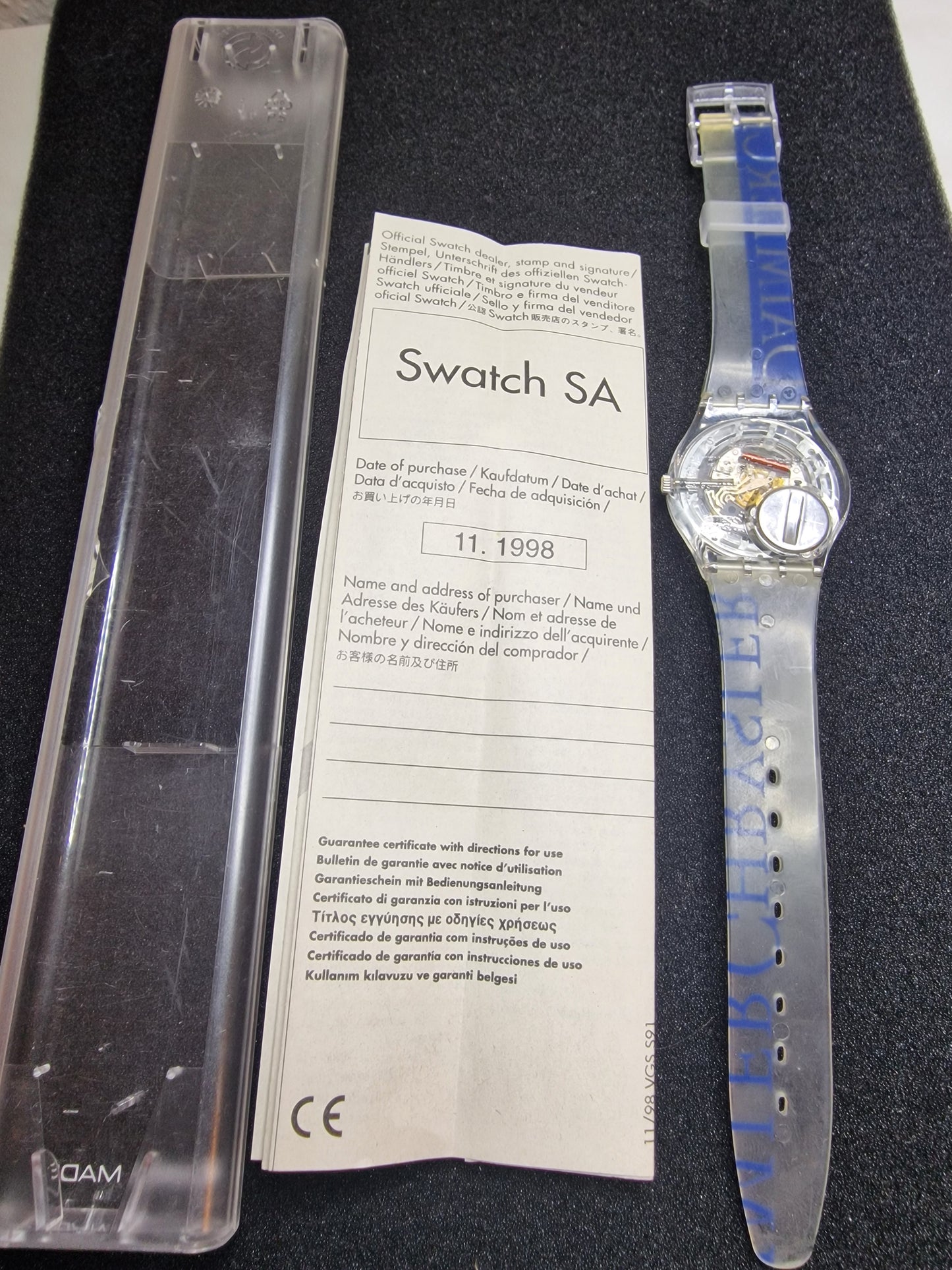 🕰️ Swatch Special GZ157 “Daimler Chrysler” – Limited Corporate Edition 1999