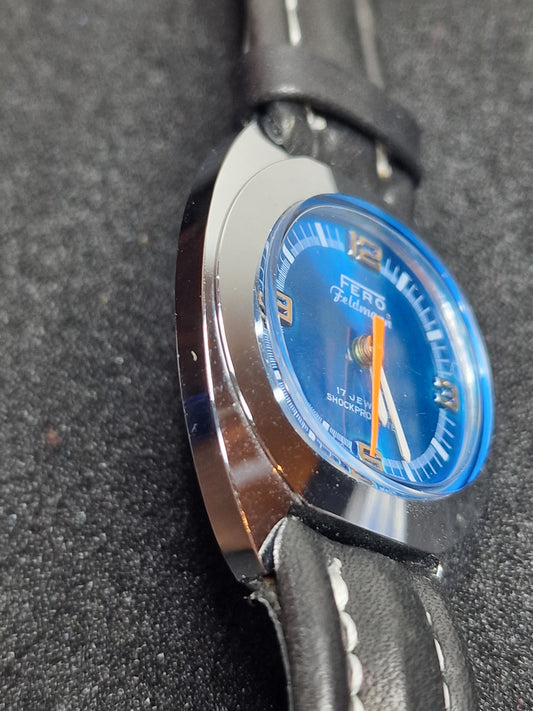 ⌚ Old Vintage FERO Feldmann Watch – Swiss Made | Hand-Wound | 70s | Unworn Old Stock