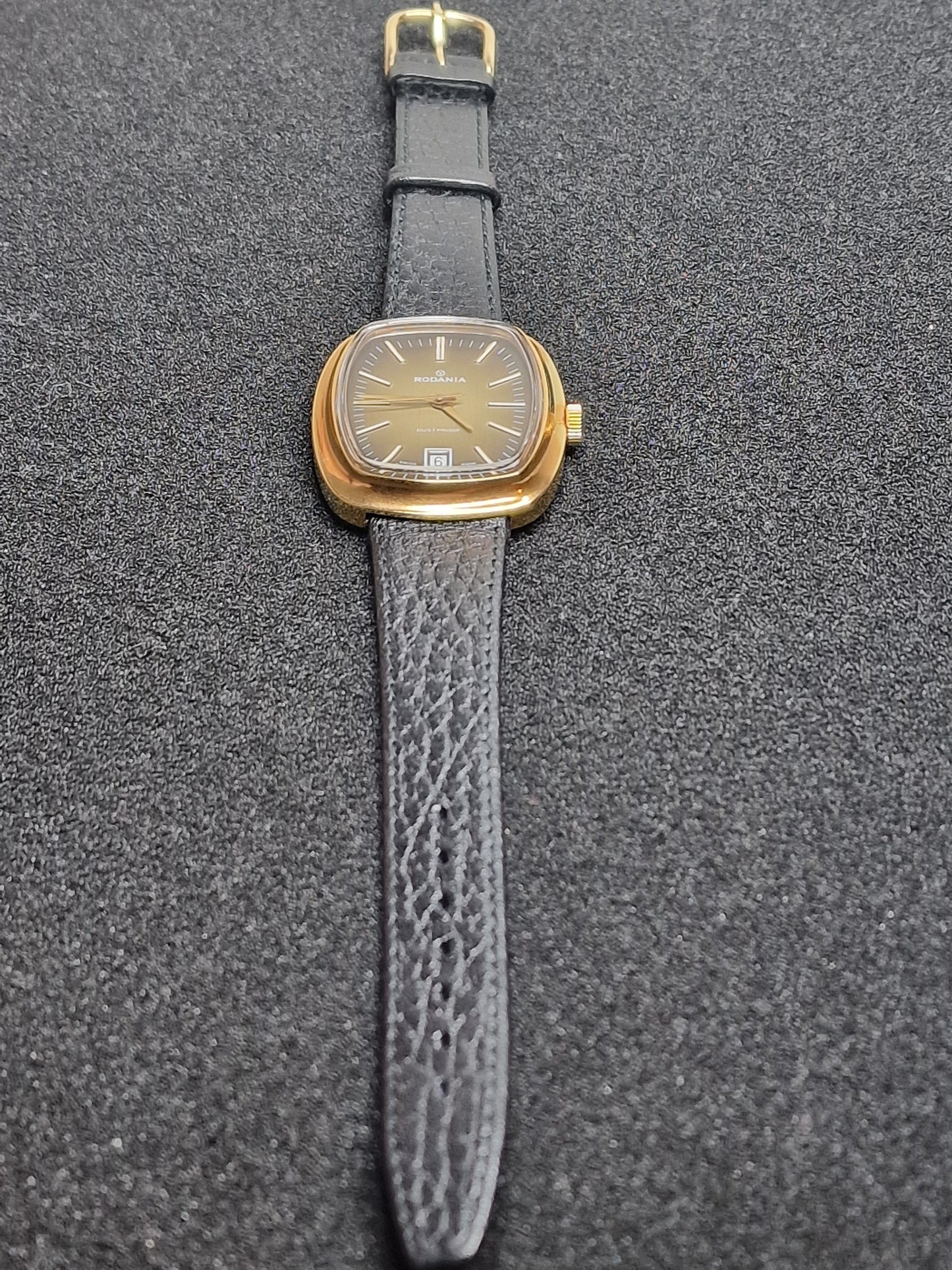 ⌚ Unworn Vintage Rodania Watch – Swiss Made | Hand-Wound | 1960s | Gold-Tone | NOS