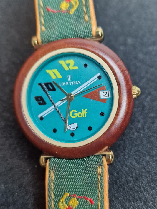 ⌚ Vintage Unisex Watch – FESTINA | Quartz Movement | Swiss Made | 1980s–90s | 32mm | NOS