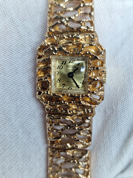 β Vintage Ladiesβ Watch β HUDSON de Luxe | Hand-Wound | Swiss Made | 1960s | NOS