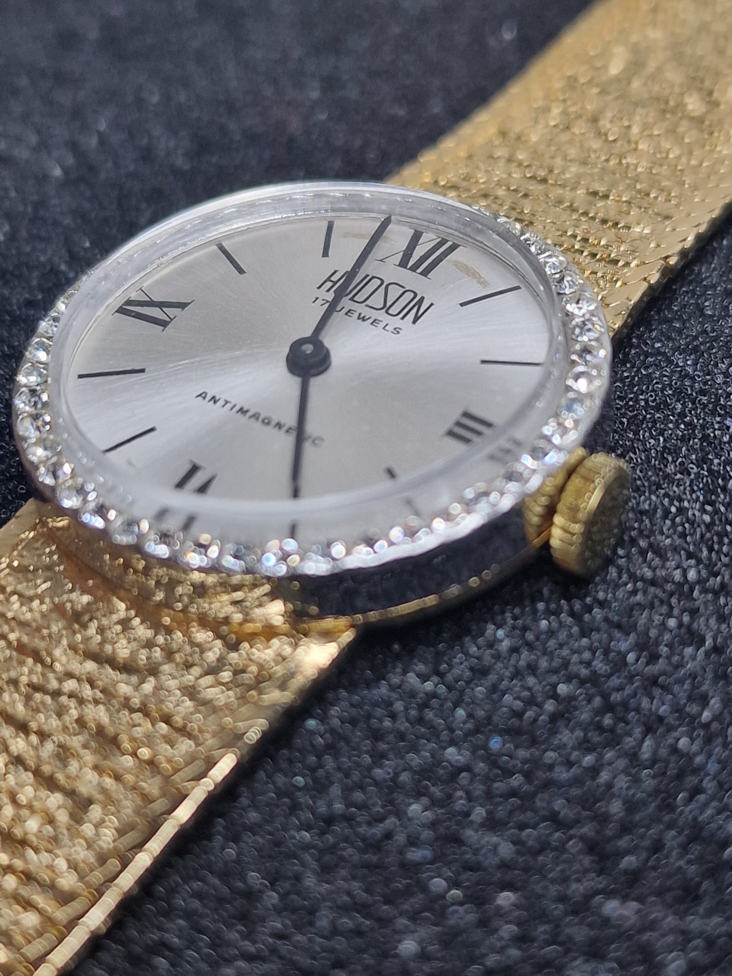 💎 Vintage Ladies’ Jewelry Watch – HUDSON | Hand-Wound | Late 1960s | Swiss Made | NOS