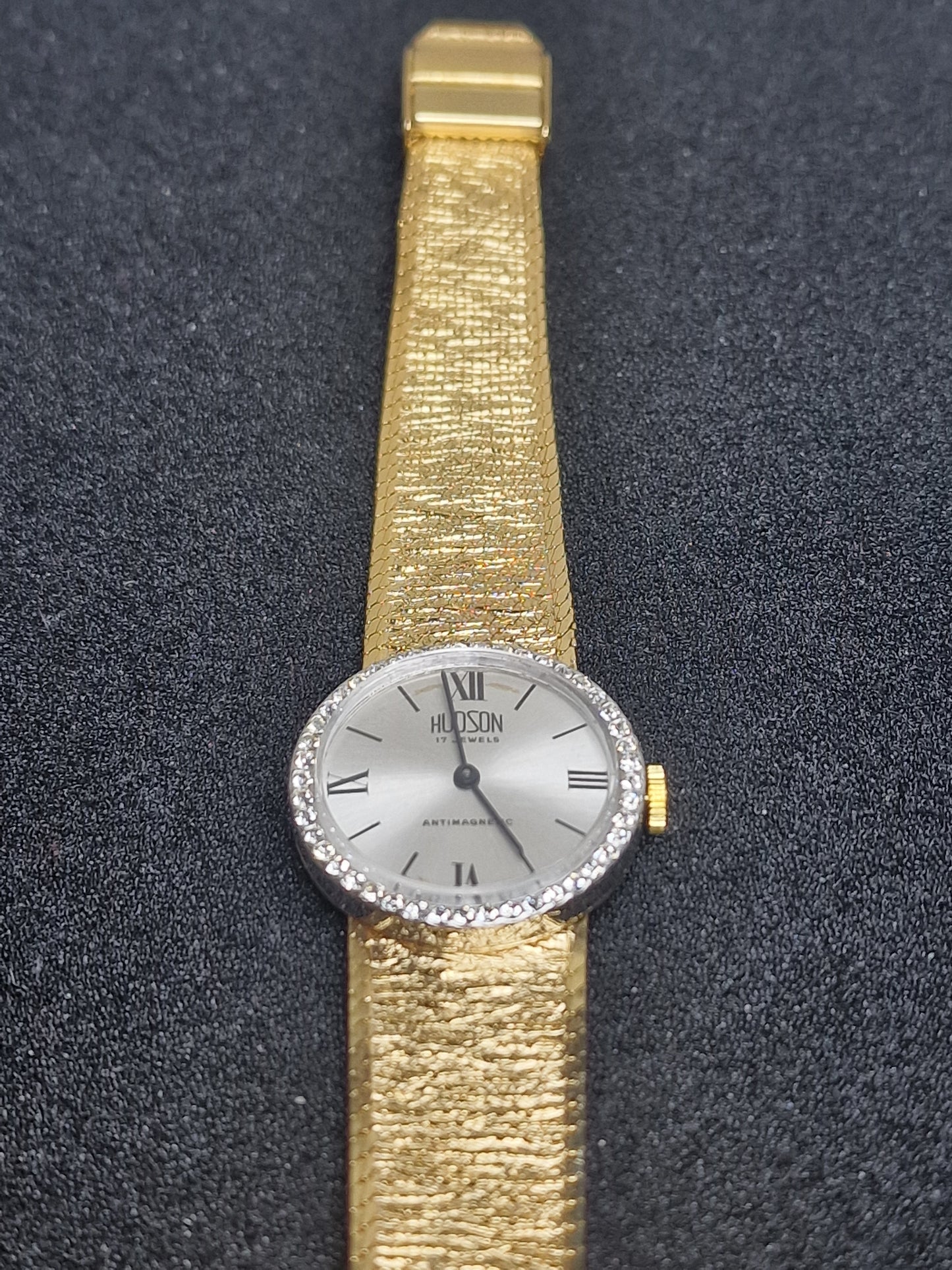 💎 Vintage Ladies’ Jewelry Watch – HUDSON | Hand-Wound | Late 1960s | Swiss Made | NOS