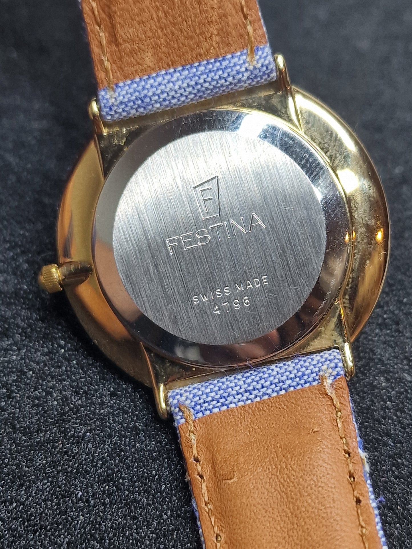 ⌚ Vintage Unisex Watch – FESTINA | Quartz | Swiss Made | 1980s–1990s | 32mm | NOS