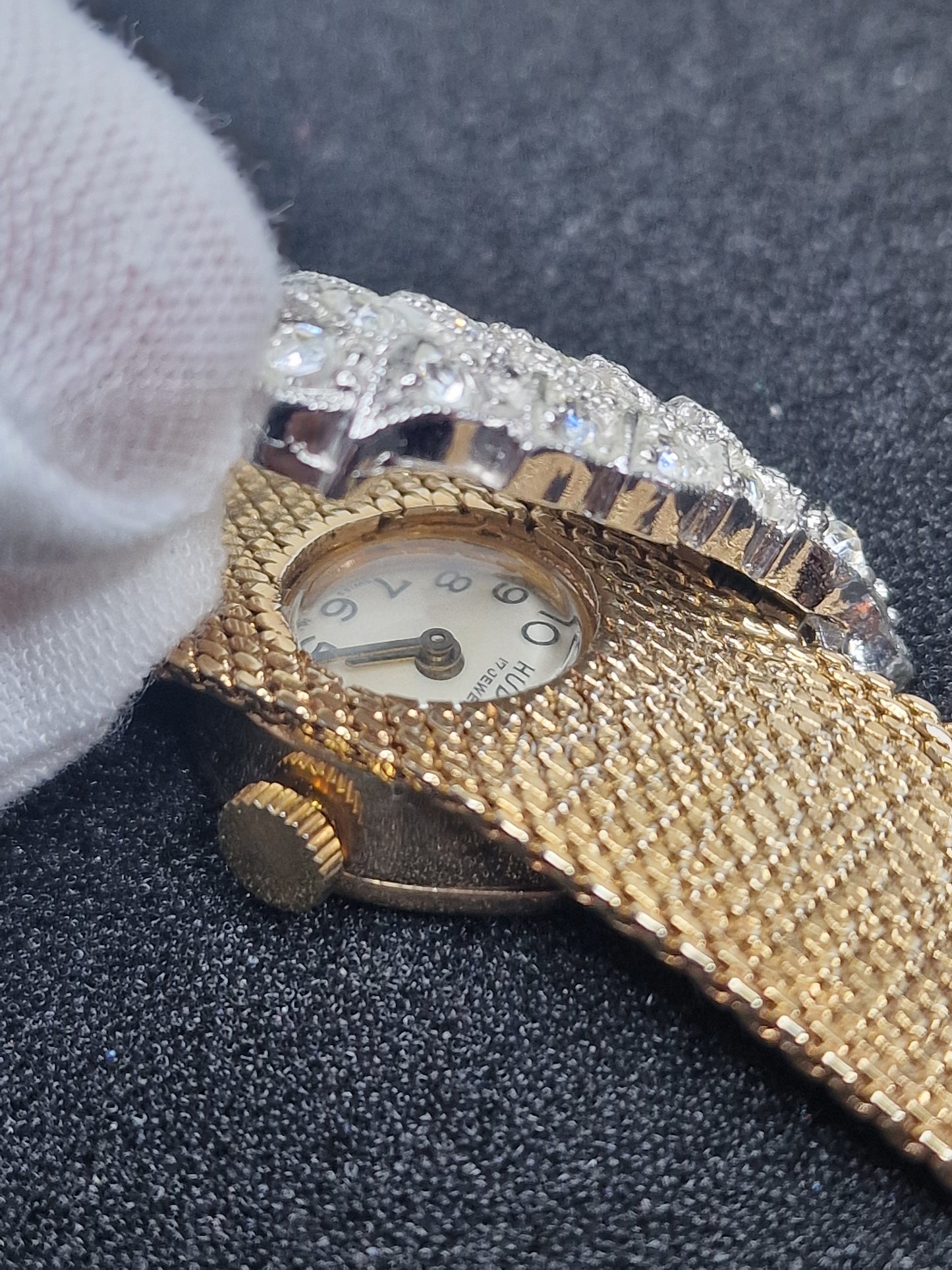 💎 Vintage Ladies’ Jewelry Watch – HUDSON | Hand-Wound | Swiss Made | Late 1960s | NOS