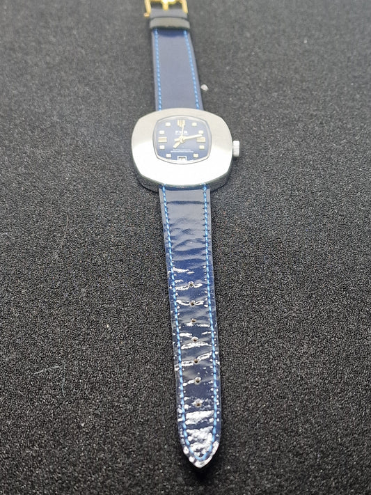 🕰️ Unworn Vintage Men’s Watch "F.H.B" – Swiss Made, Hand-Wound, 1960s/70s, Steel Case (Copy)