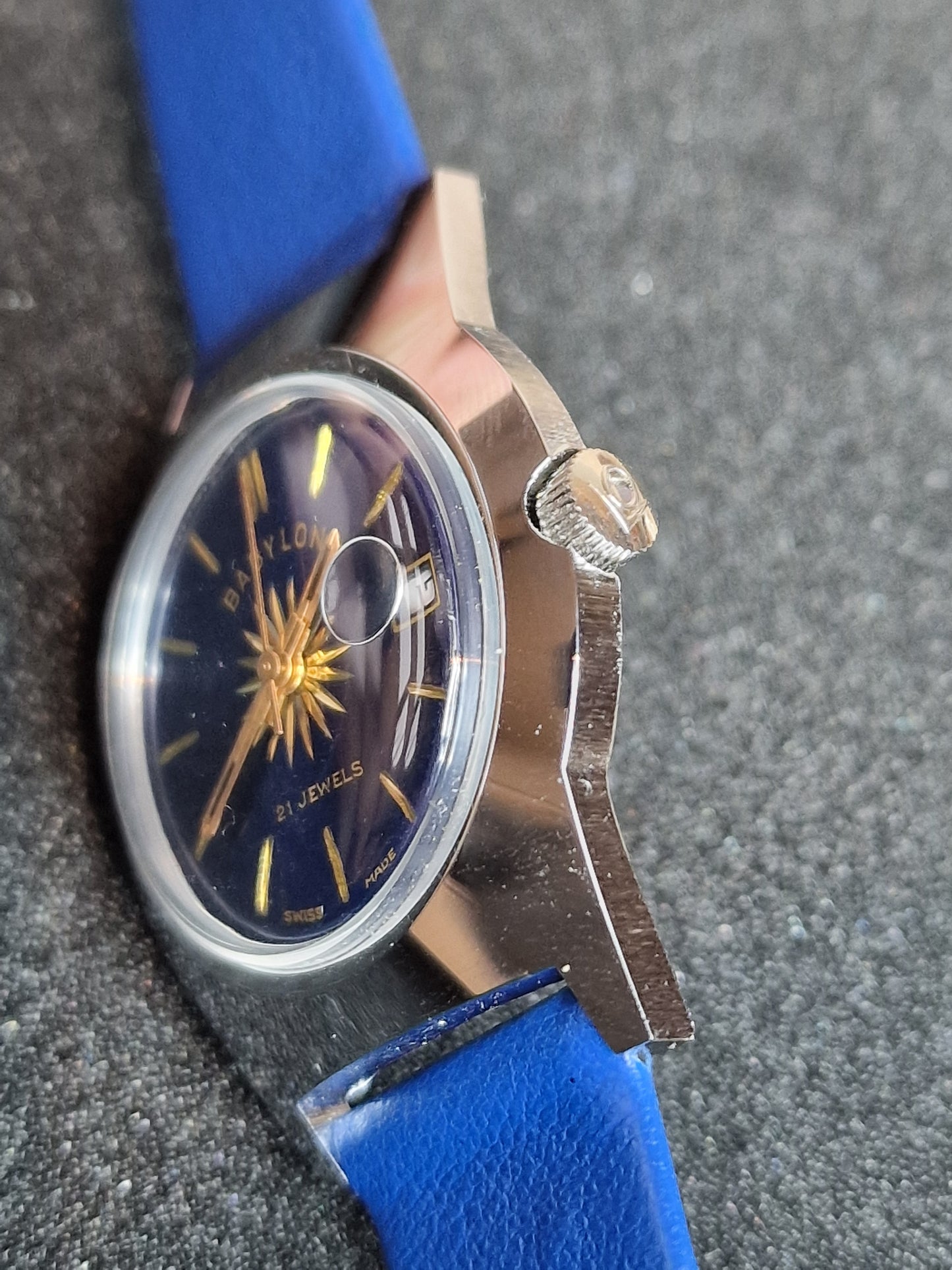 π°οΈ Vintage Men's Watch "Babylon" β NOS with Manual Winding Movement