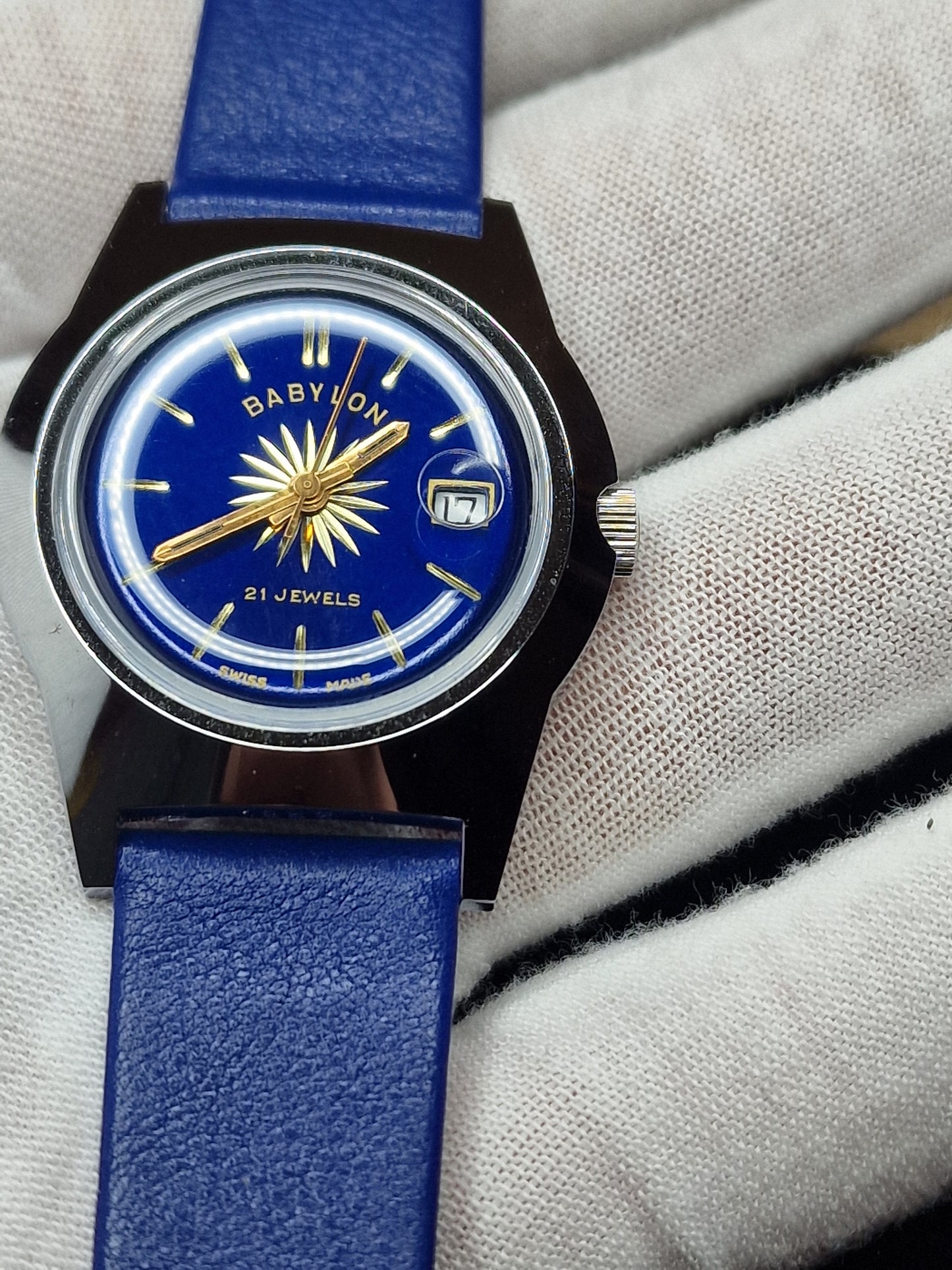 π°οΈ Vintage Men's Watch "Babylon" β NOS with Manual Winding Movement
