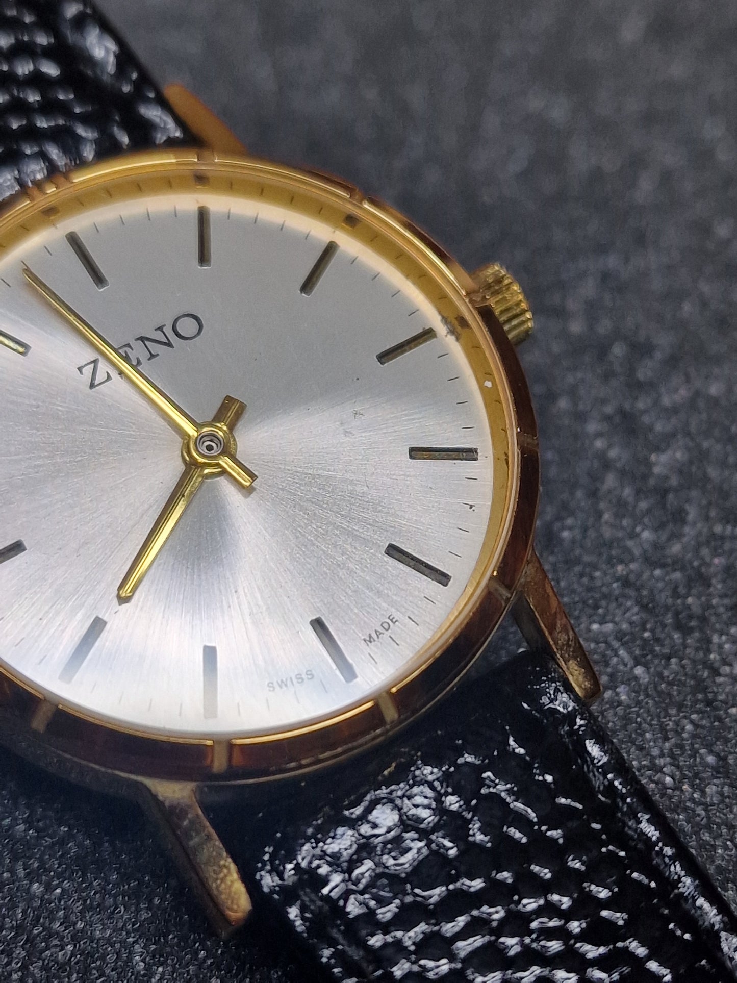 π°οΈ Unworn Vintage Watch "Zeno Basel" β Swiss Made, Hand-Wound, 70s/80s, Ultra Flat