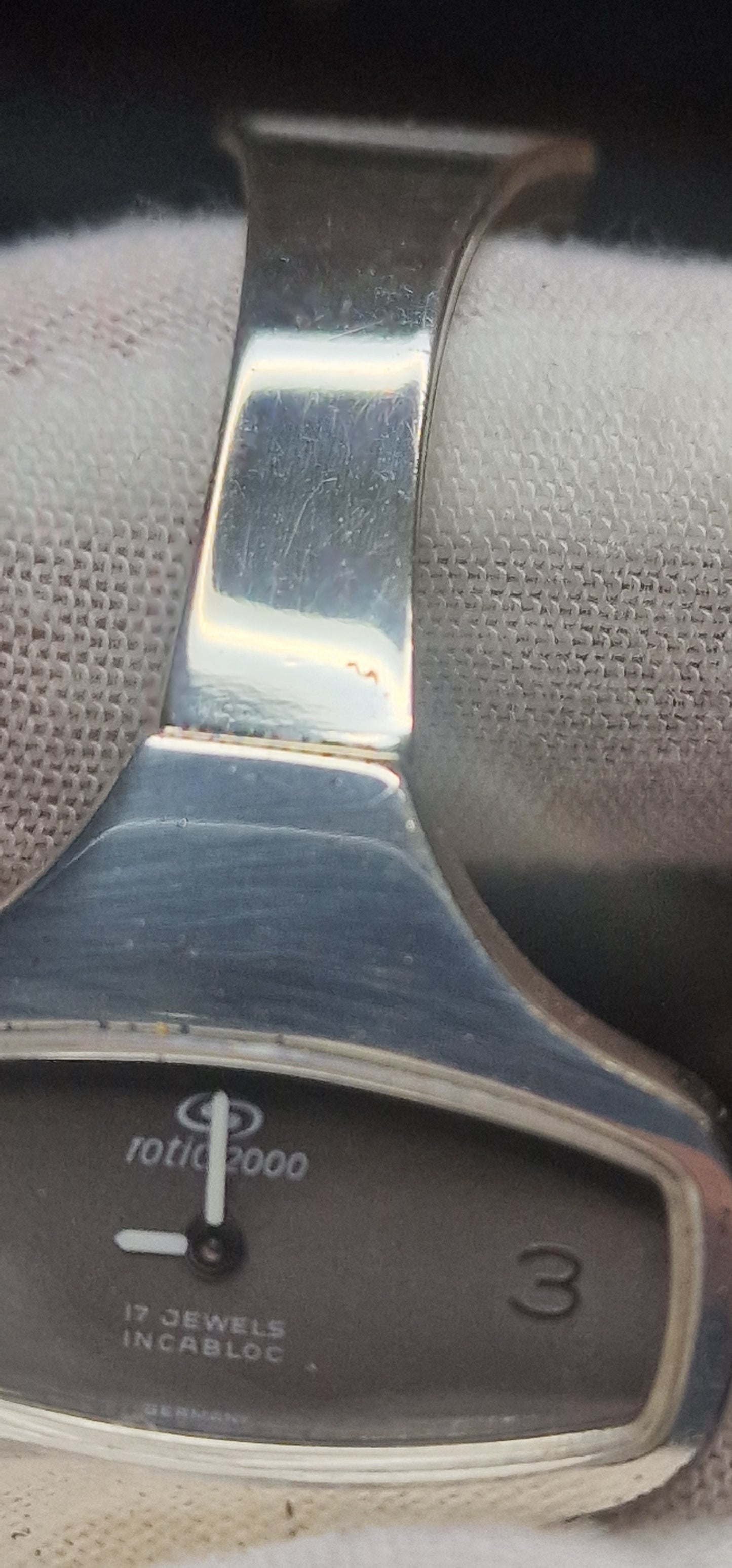 π°οΈ Unworn Vintage Watch "Rotic 2000" β .925 Sterling Silver Case & Strap, Hand-Wound, 31mm