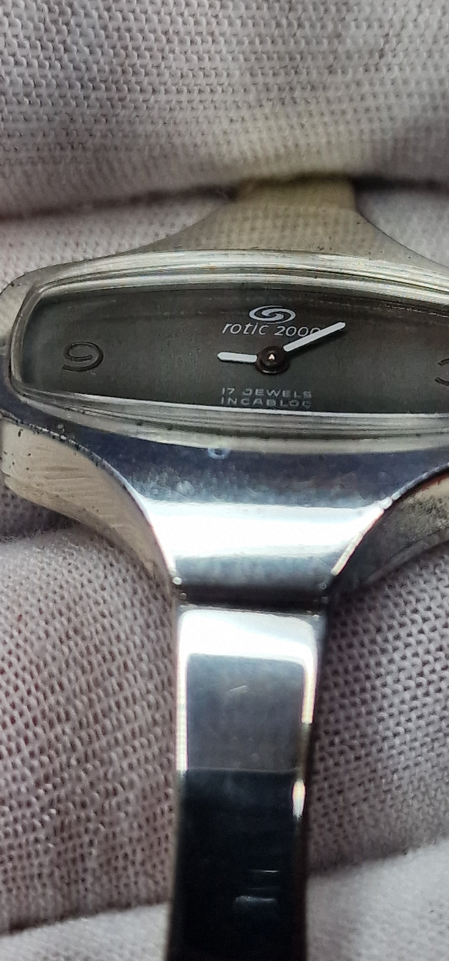 π°οΈ Unworn Vintage Watch "Rotic 2000" β .925 Sterling Silver Case & Strap, Hand-Wound, 31mm