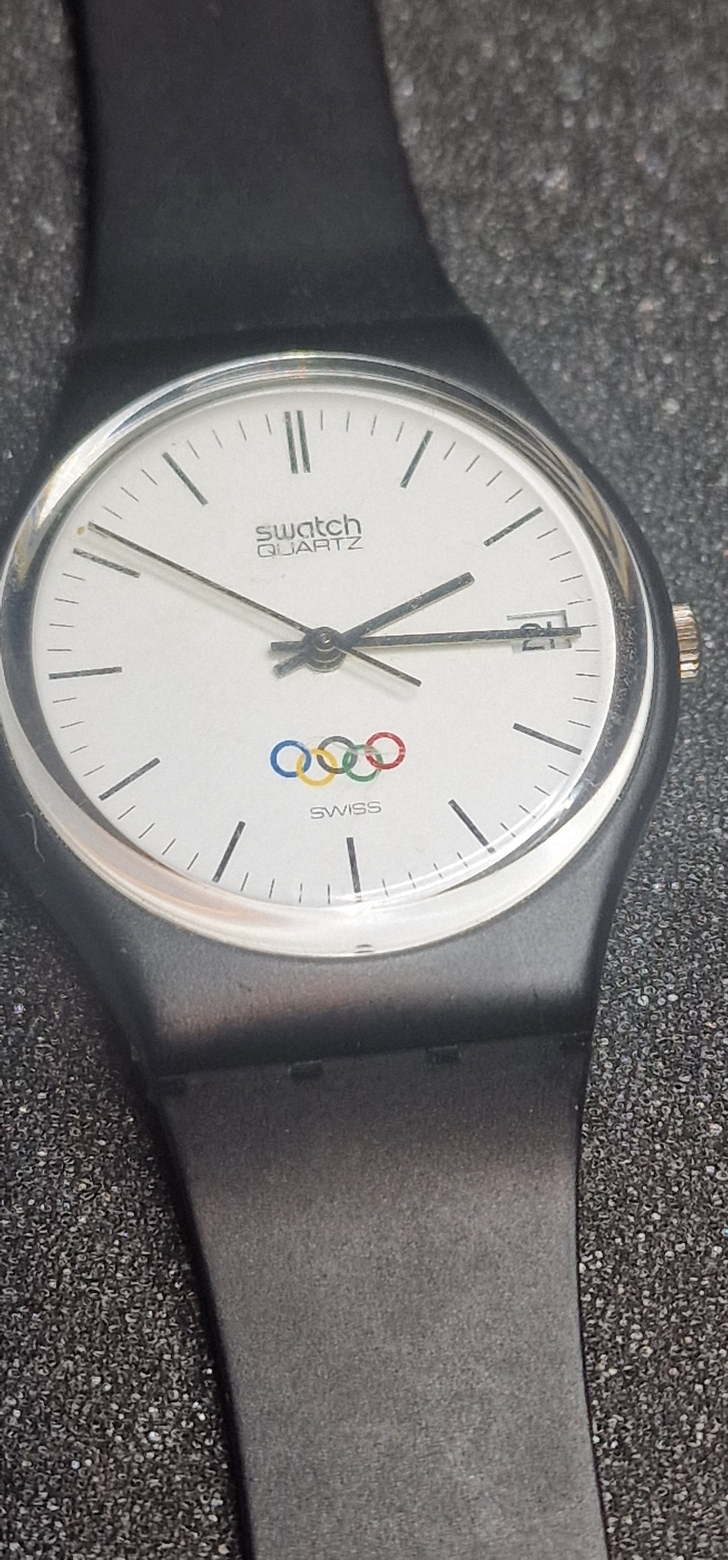 🕰️ Vintage Swatch Special Olympic Quartz Watch – 1987 – Rare Collector’s Item