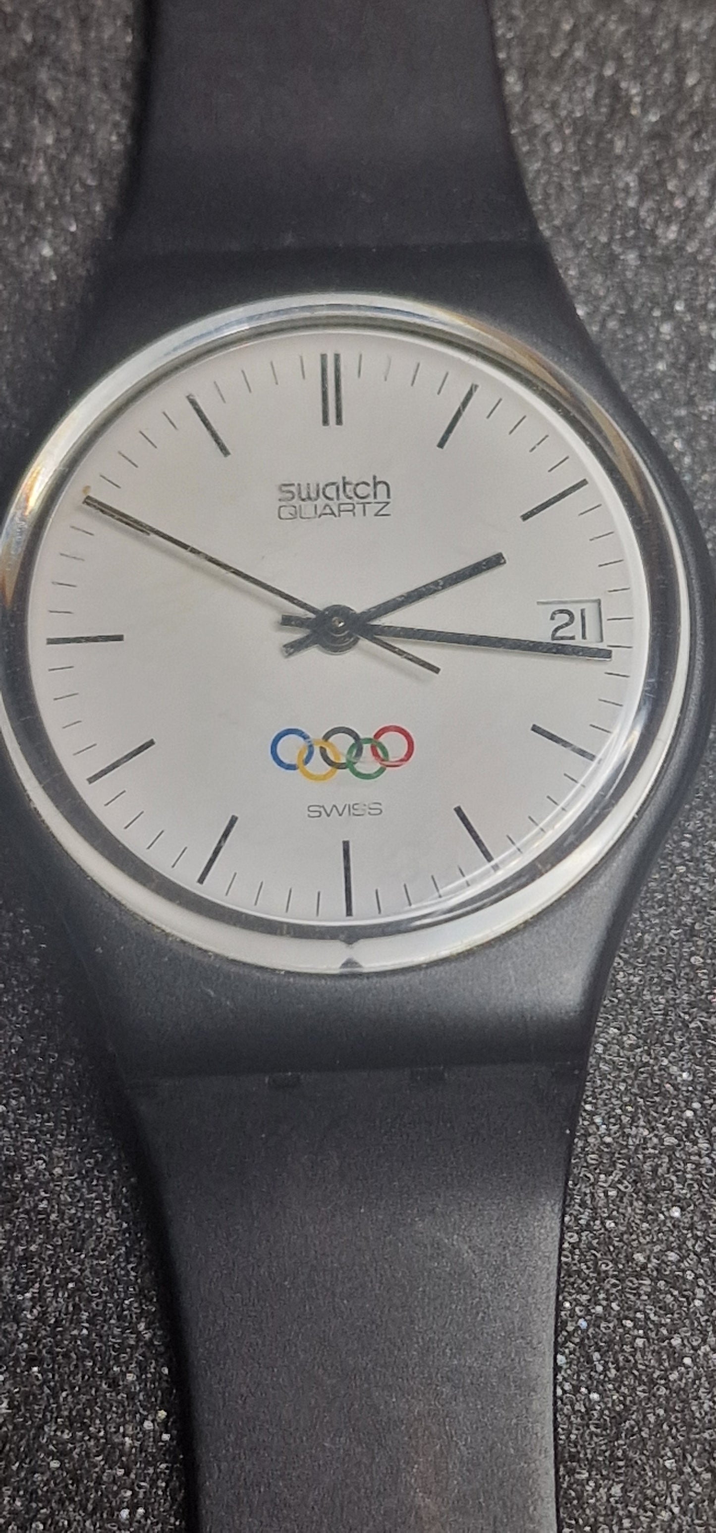 🕰️ Vintage Swatch Special Olympic Quartz Watch – 1987 – Rare Collector’s Item