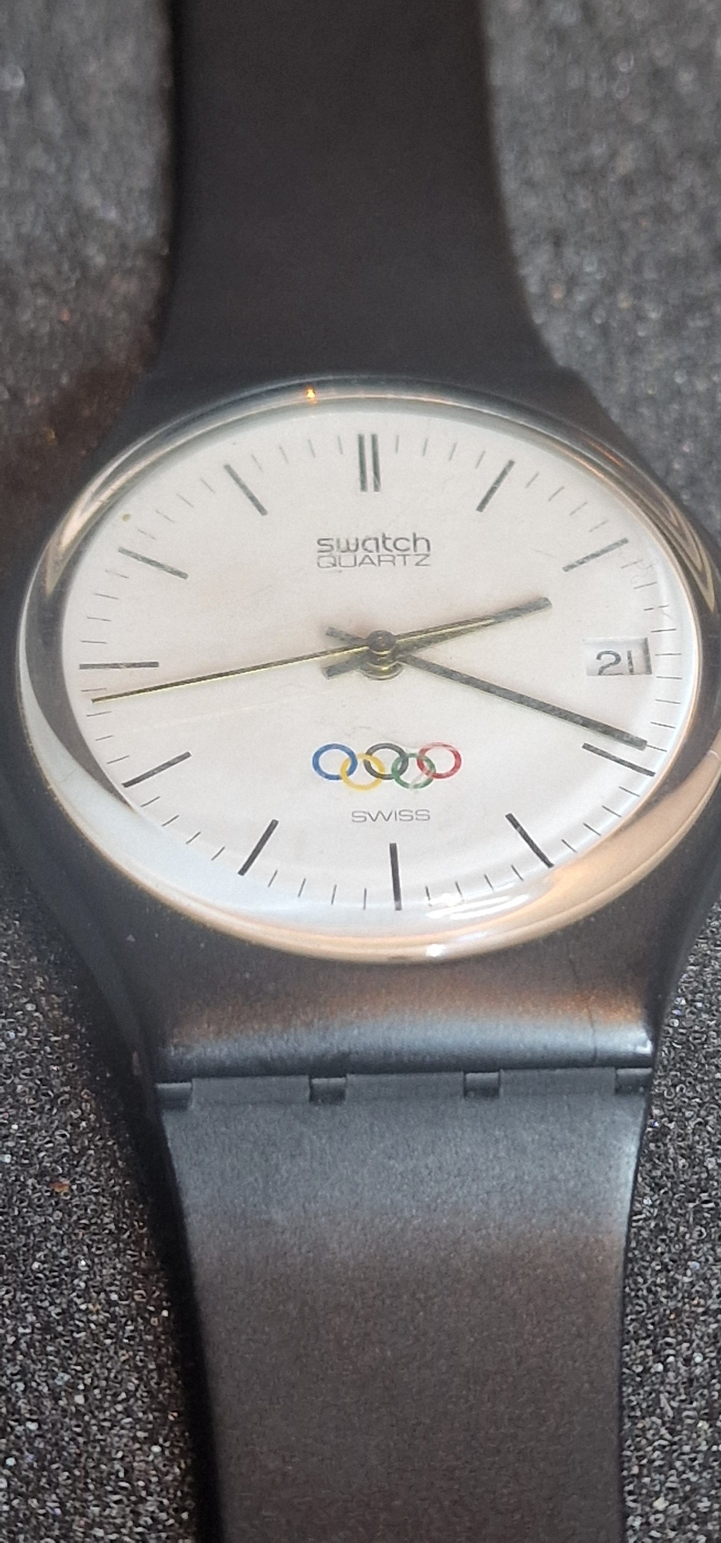 🕰️ Vintage Swatch Special Olympic Quartz Watch – 1987 – Rare Collector’s Item