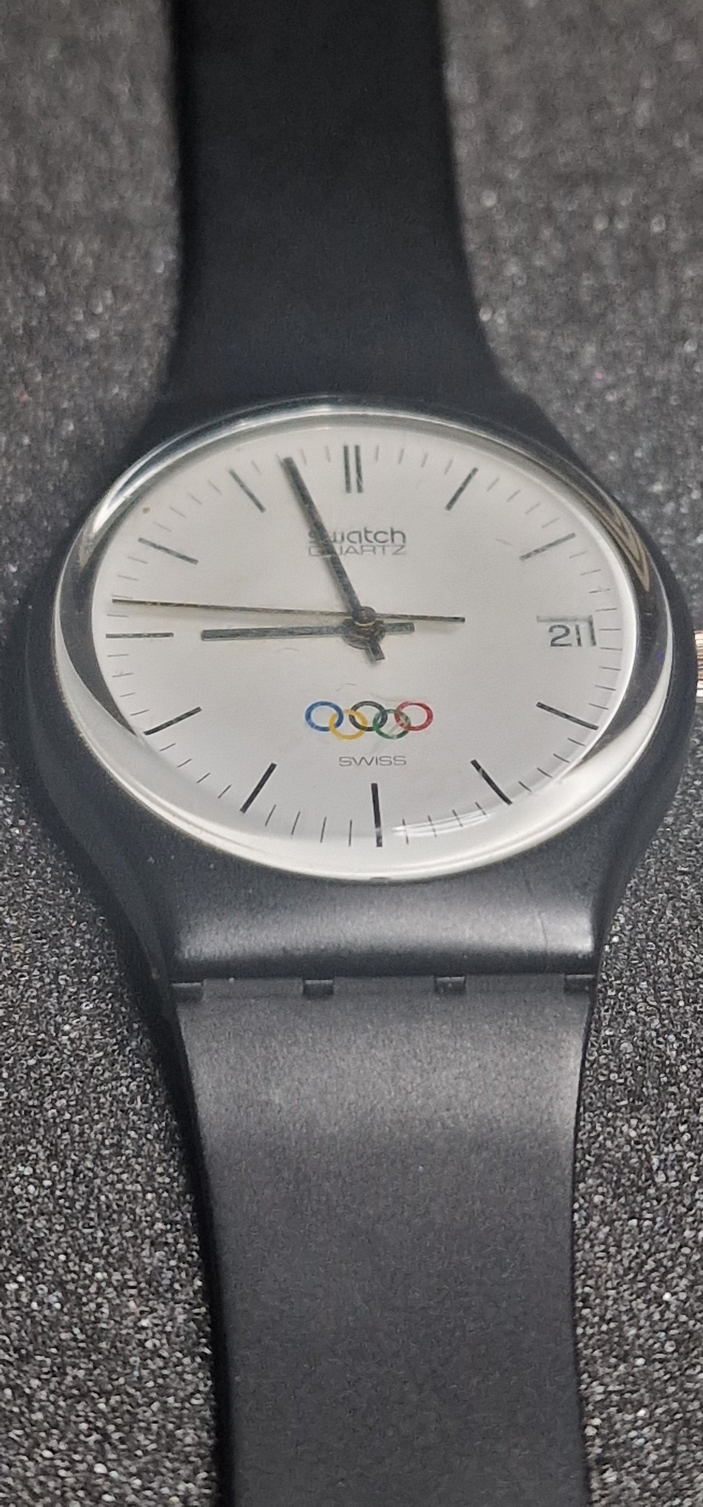 🕰️ Vintage Swatch Special Olympic Quartz Watch – 1987 – Rare Collector’s Item