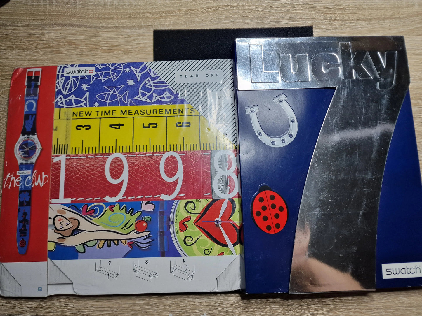 🌟 Swatch Club Special SKZ116 "Lucky 7" (1998) – Complete Set