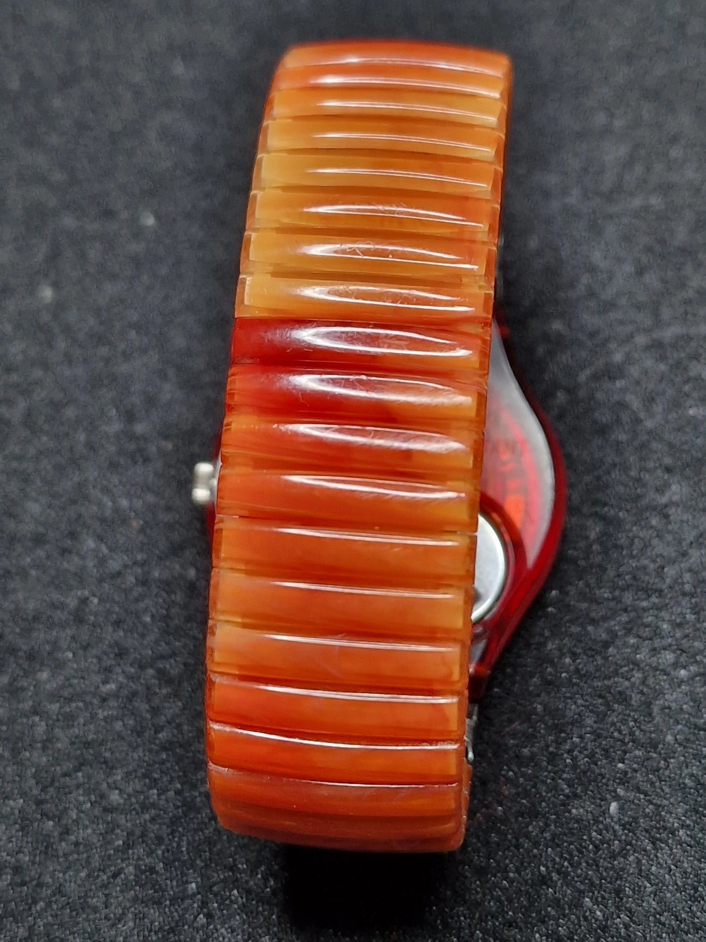 🌶️ Swatch Flex GR125 "Curry Powder" (1994) – Rare Vintage