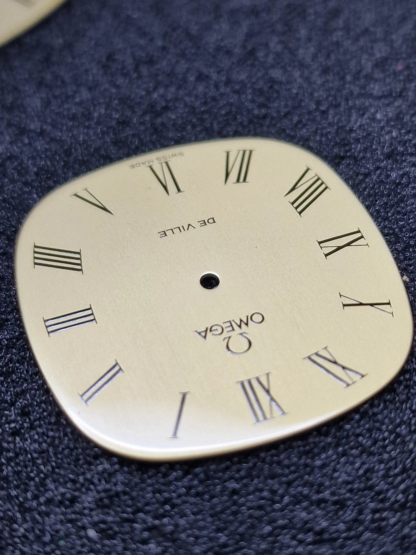 2x Omega De Ville Dials – Original Vintage 28.35 mm