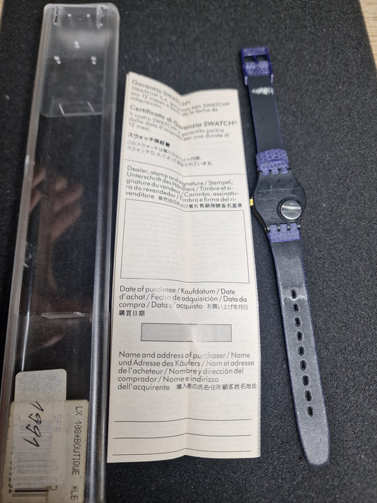 Swatch Lady LX108 "Boutique" (1991) – Elegant Vintage Lady Swatch ✨