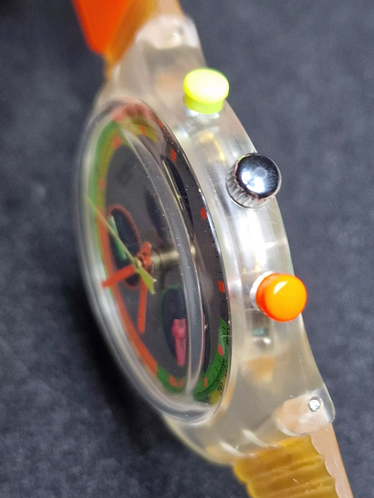 Swatch Chrono SCK104 "Jelly Stag" (1992) – Rare Neon Chronograph