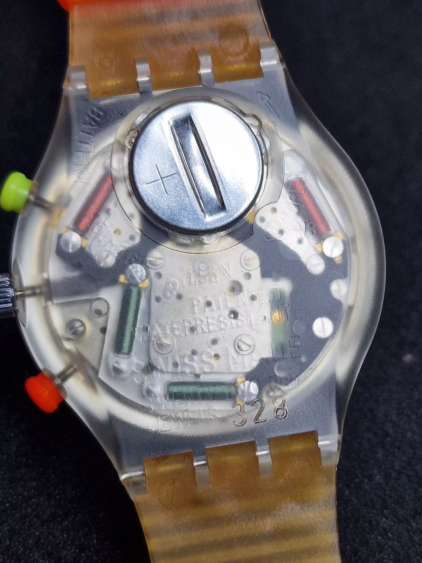 Swatch Chrono SCK104 "Jelly Stag" (1992) – Rare Neon Chronograph