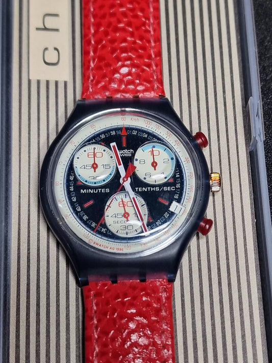 Swatch Chrono SCM403 "Rallye" (1996) – Racing Spirit