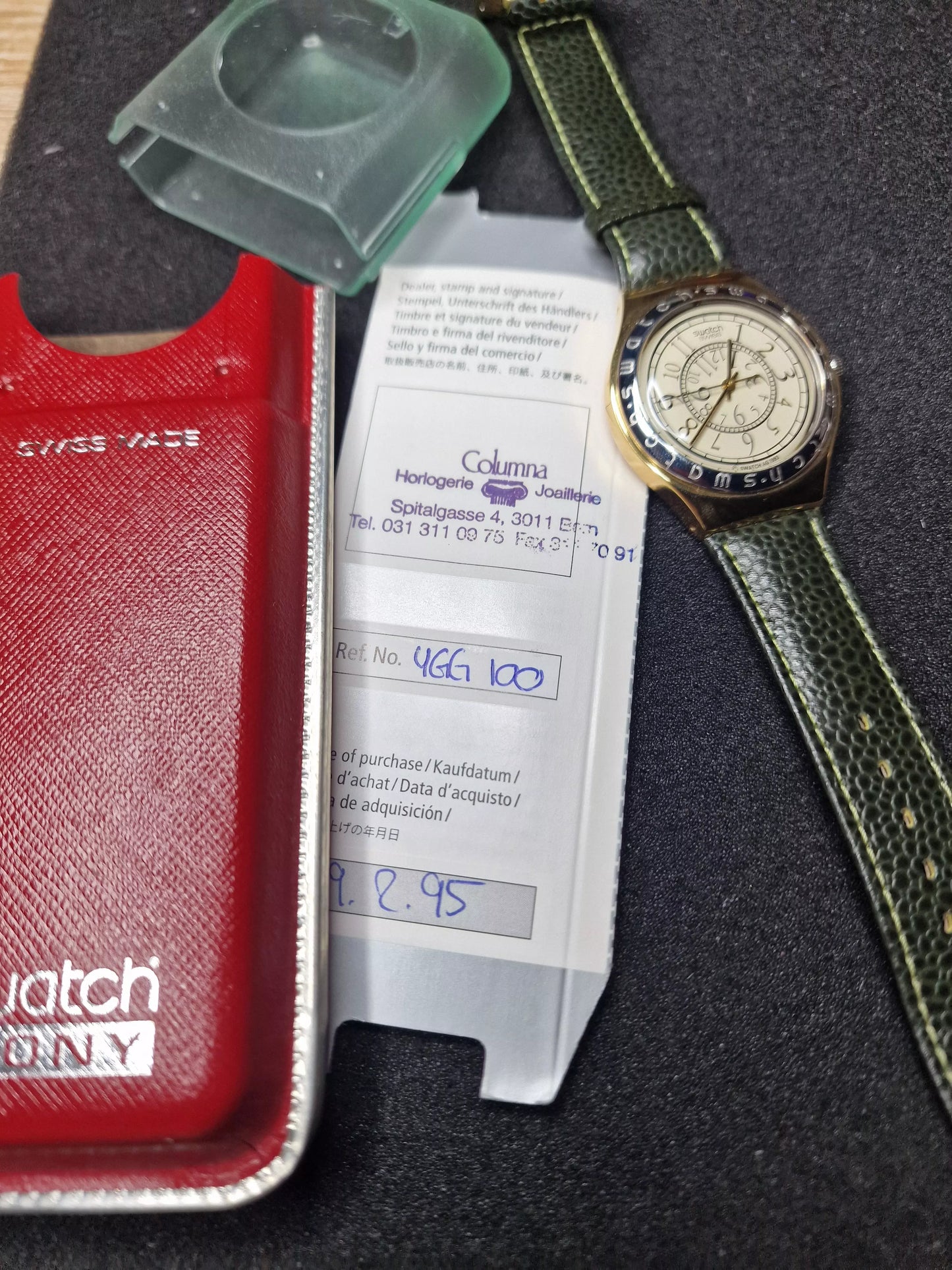 Swatch Irony YGG100 "Renversé" (1993) – Rare Vintage Collectible
