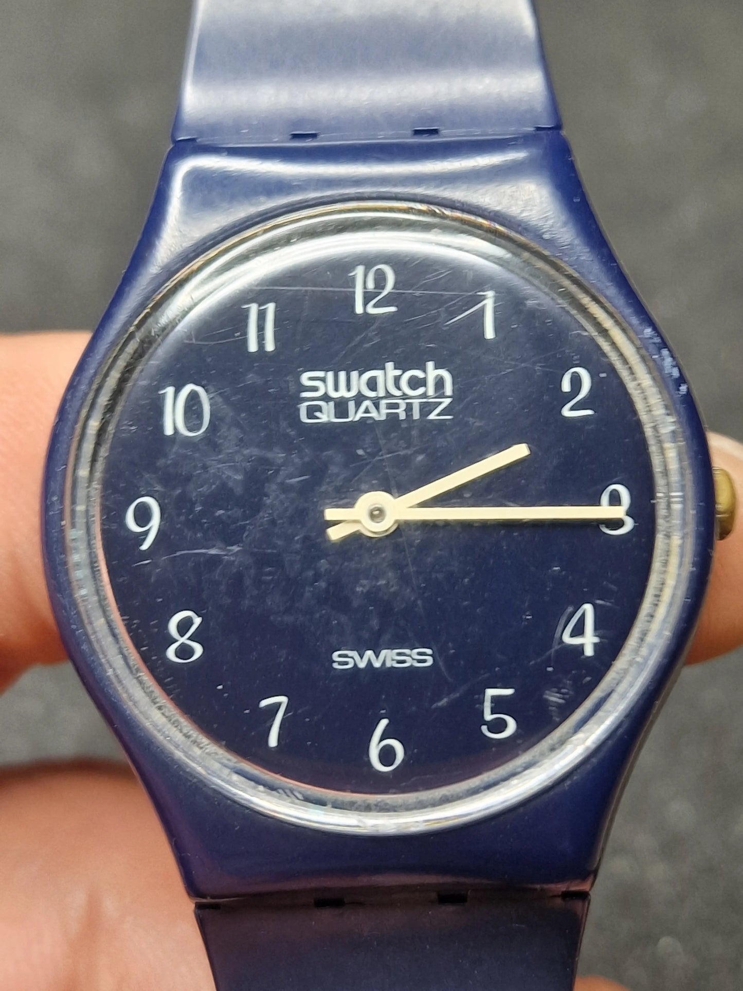 π° Rare 1983 Swatch GN001 β Specialist trade FHL on Strap β 34mm