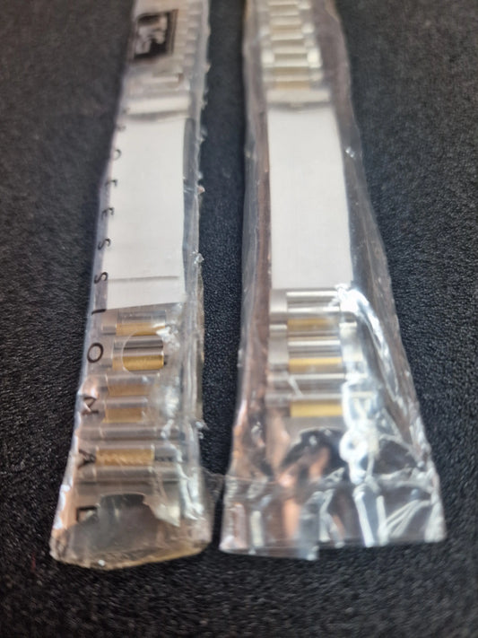 2 x TAG Heuer Stainless Steel & Gold-Tone Bracelet – 14mm