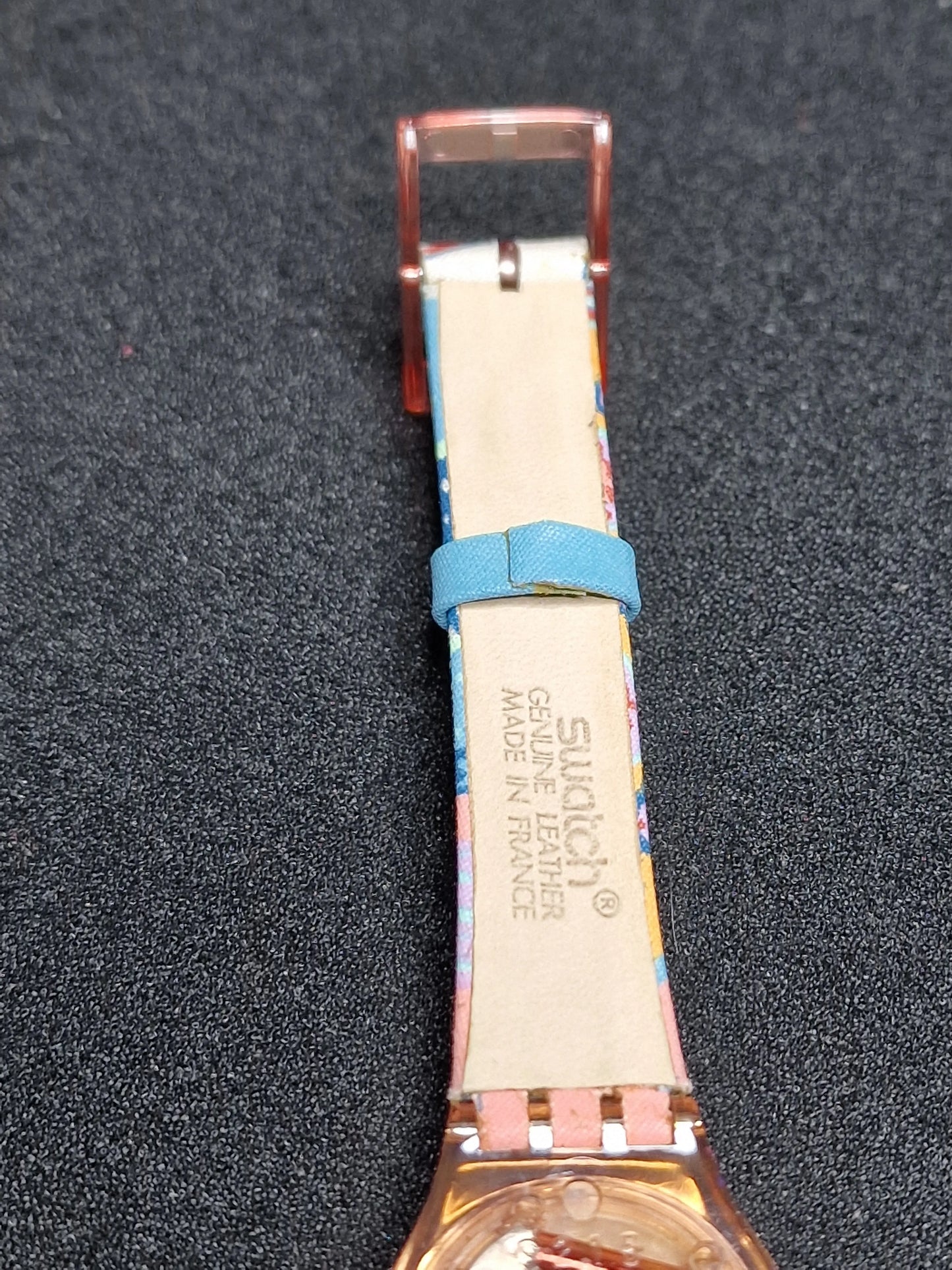 Swatch Lady LP111 "Essaouira" – 1992 🌸 Rare Vintage Glow Model